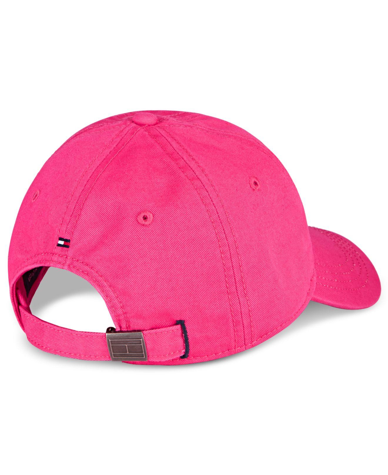 tommy hilfiger pink cap