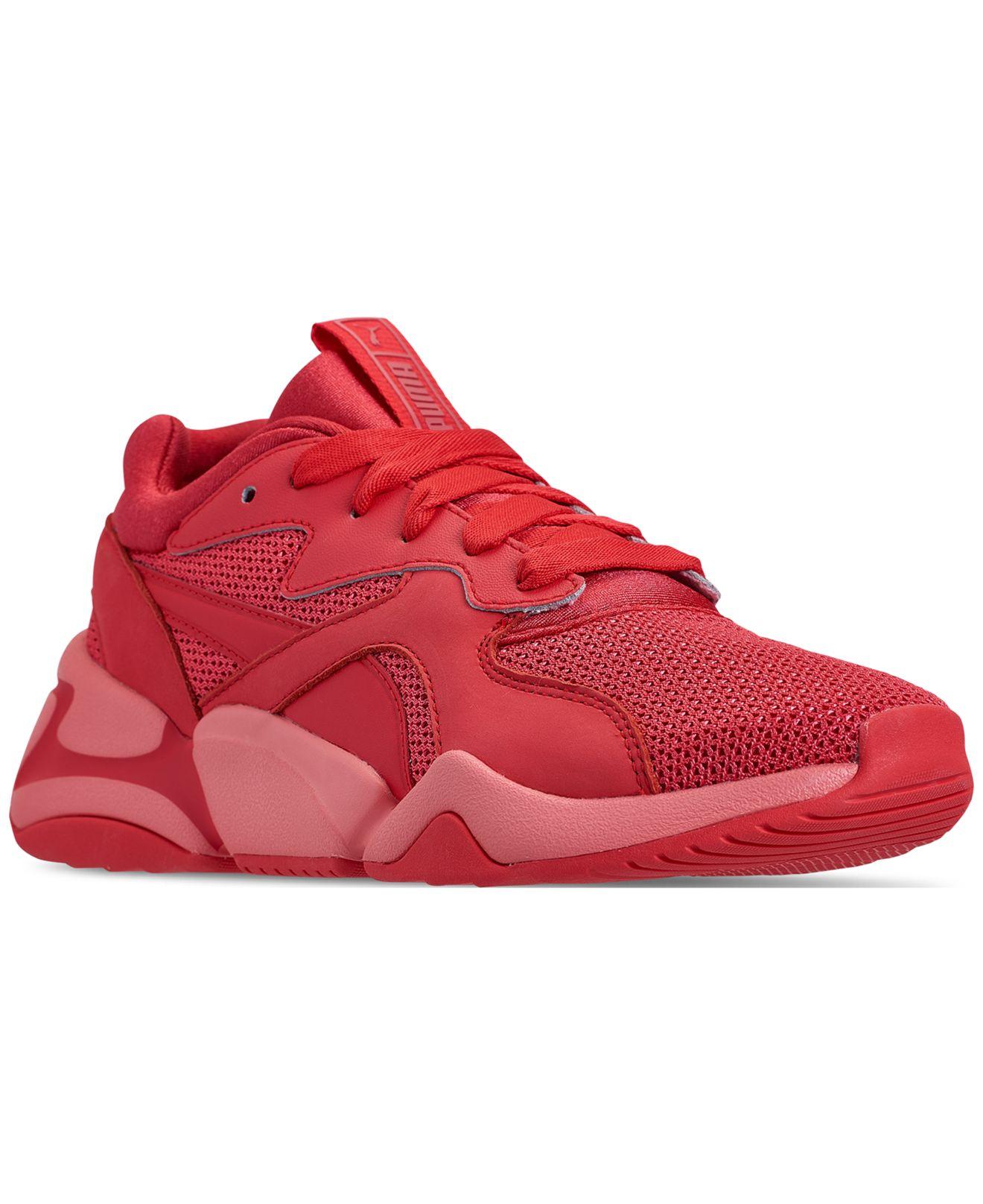 Lyst - PUMA Nova Mixed Mesh Casual Sneakers From Finish Line in Red