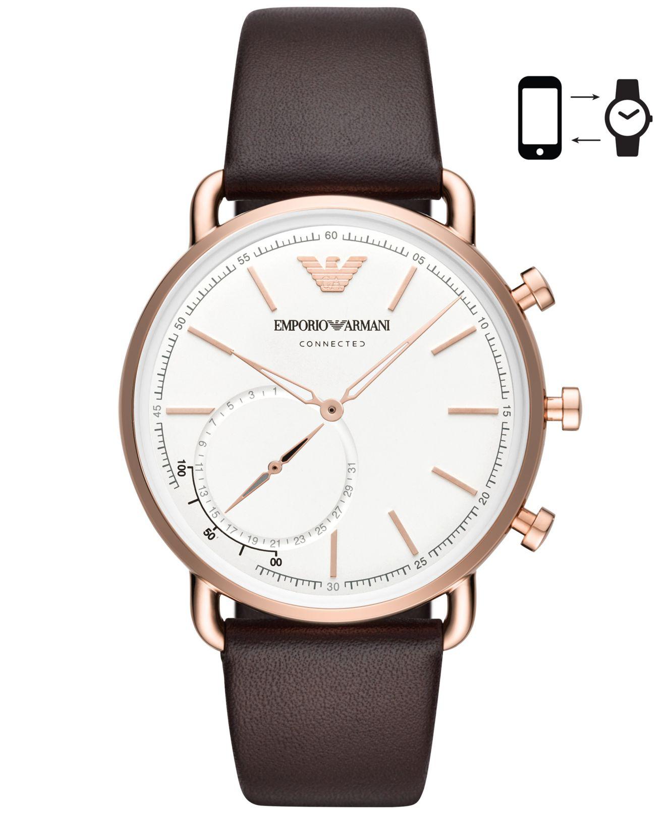 emporio armani watch smart