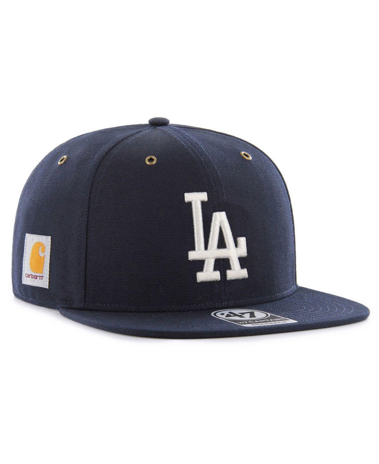 47 Brand Los Angeles Dodgers Carhartt Captain Cap in Blue