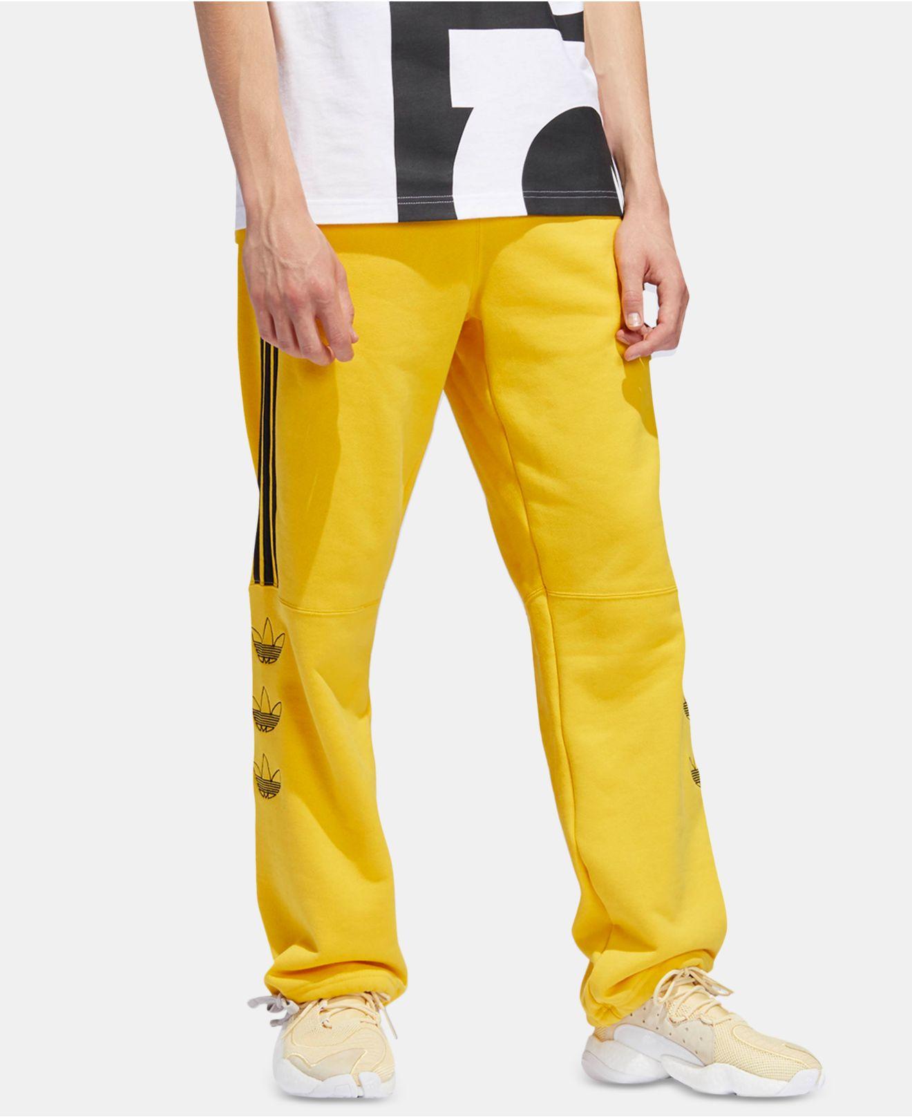 adidas Rivalry Sweatpants in Yellow for Men - Lyst