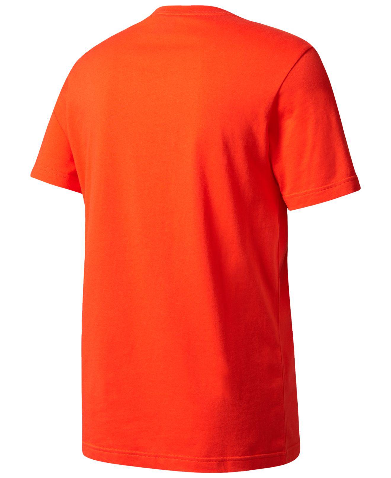 Lyst - Adidas Originals Originals Trefoil T-shirt in Red for Men
