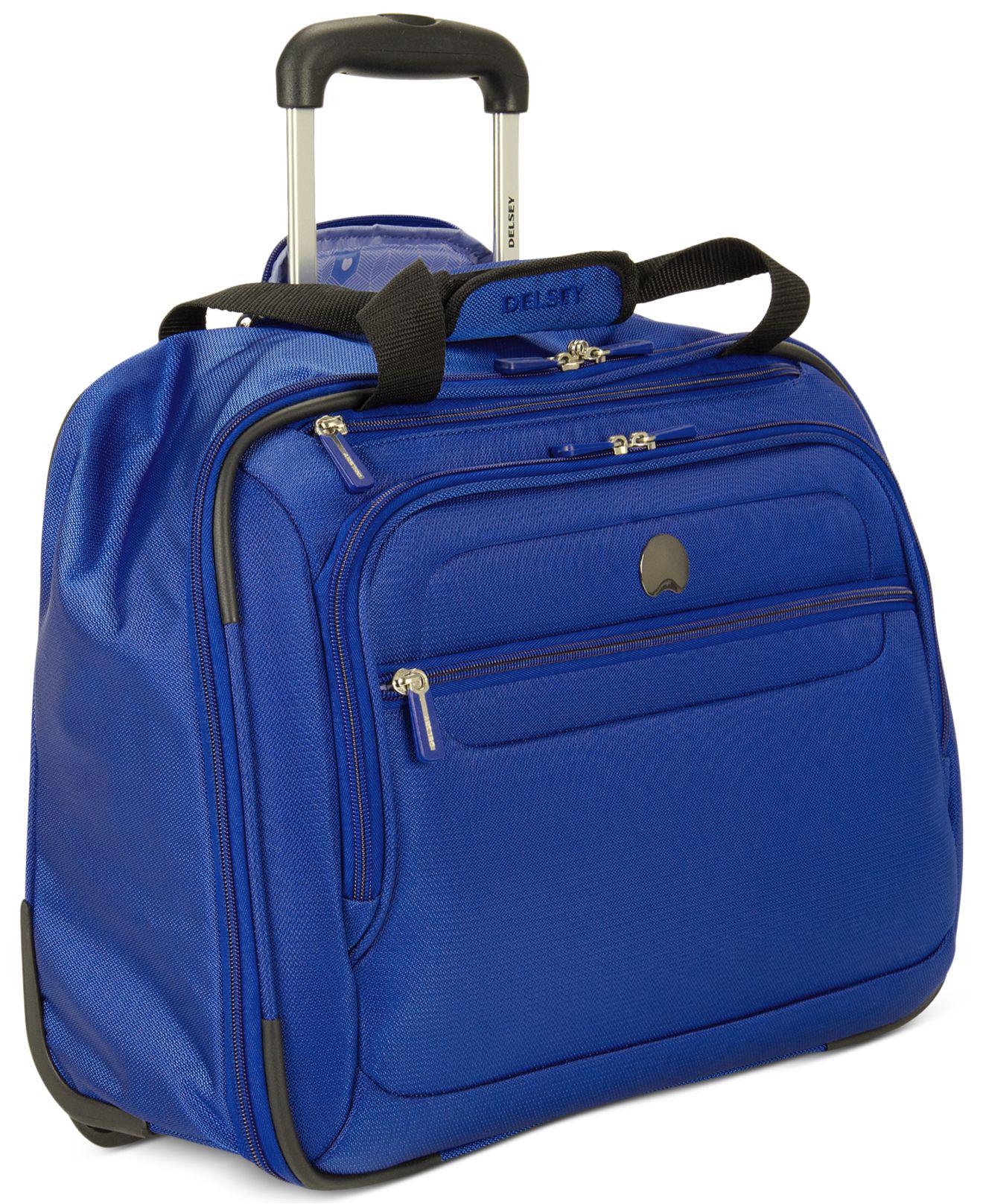 Delsey Helium Fusion Rolling Trolley Tote in Blue - Lyst