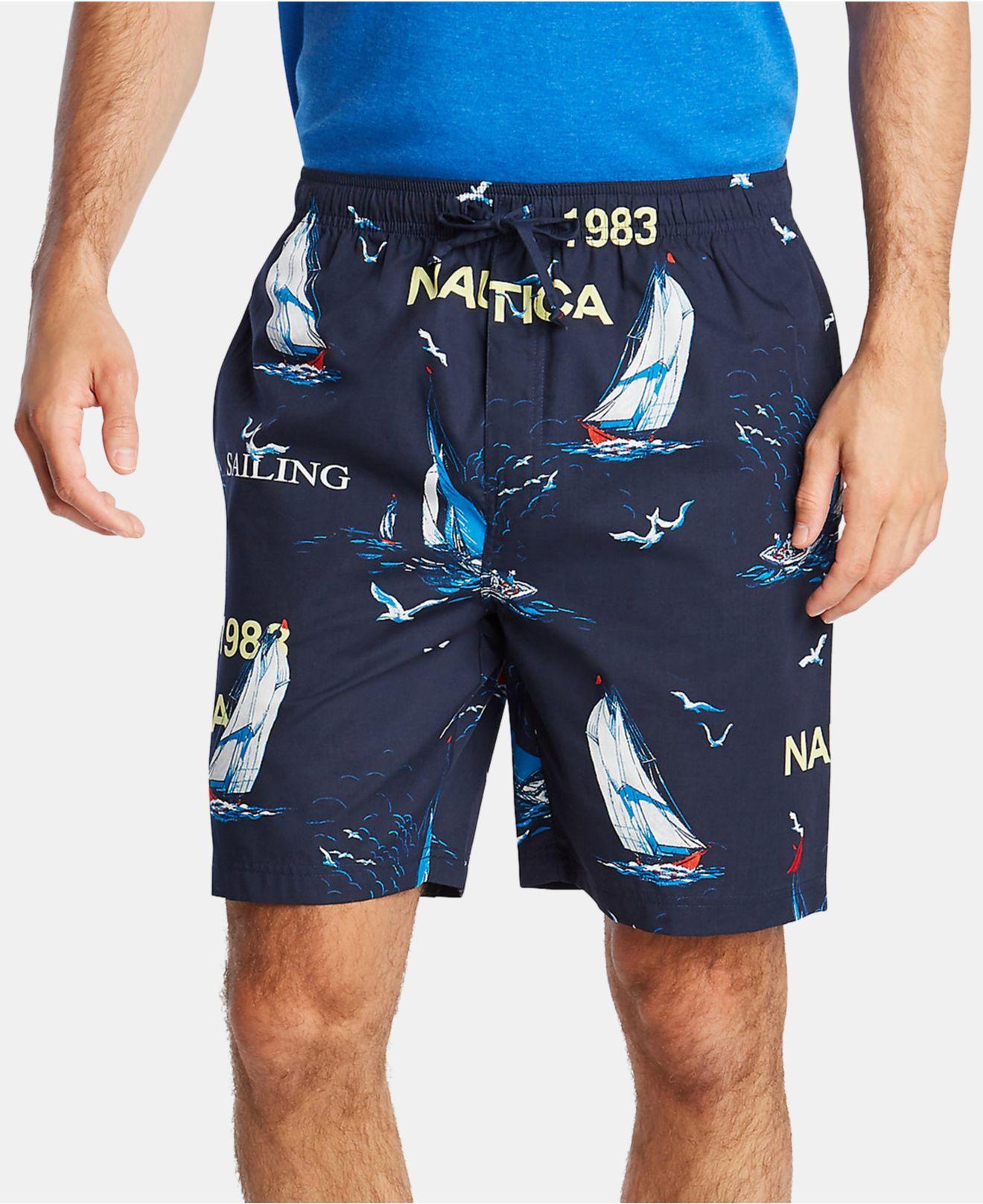 blue sailboat shorts