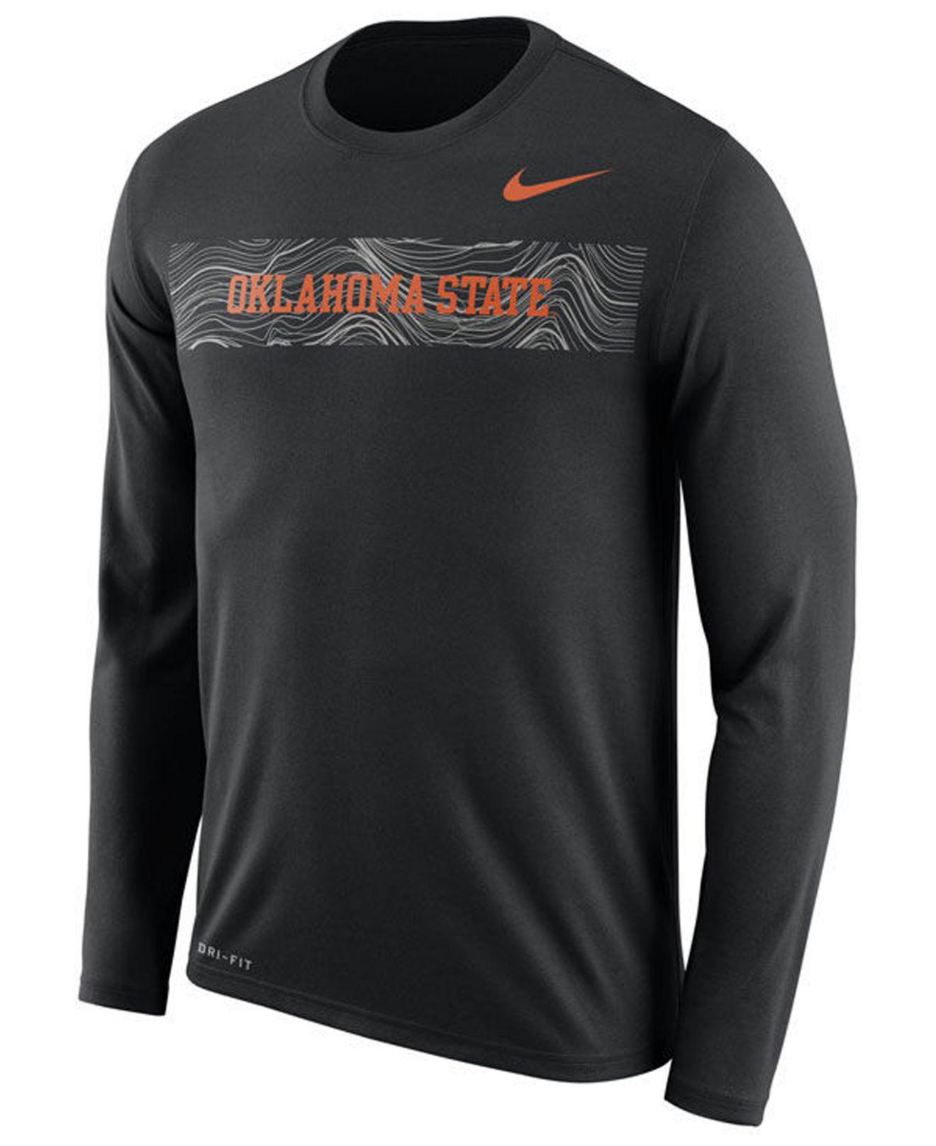 Lyst - Nike Oklahoma State Cowboys Legend Sideline Long Sleeve T-shirt ...