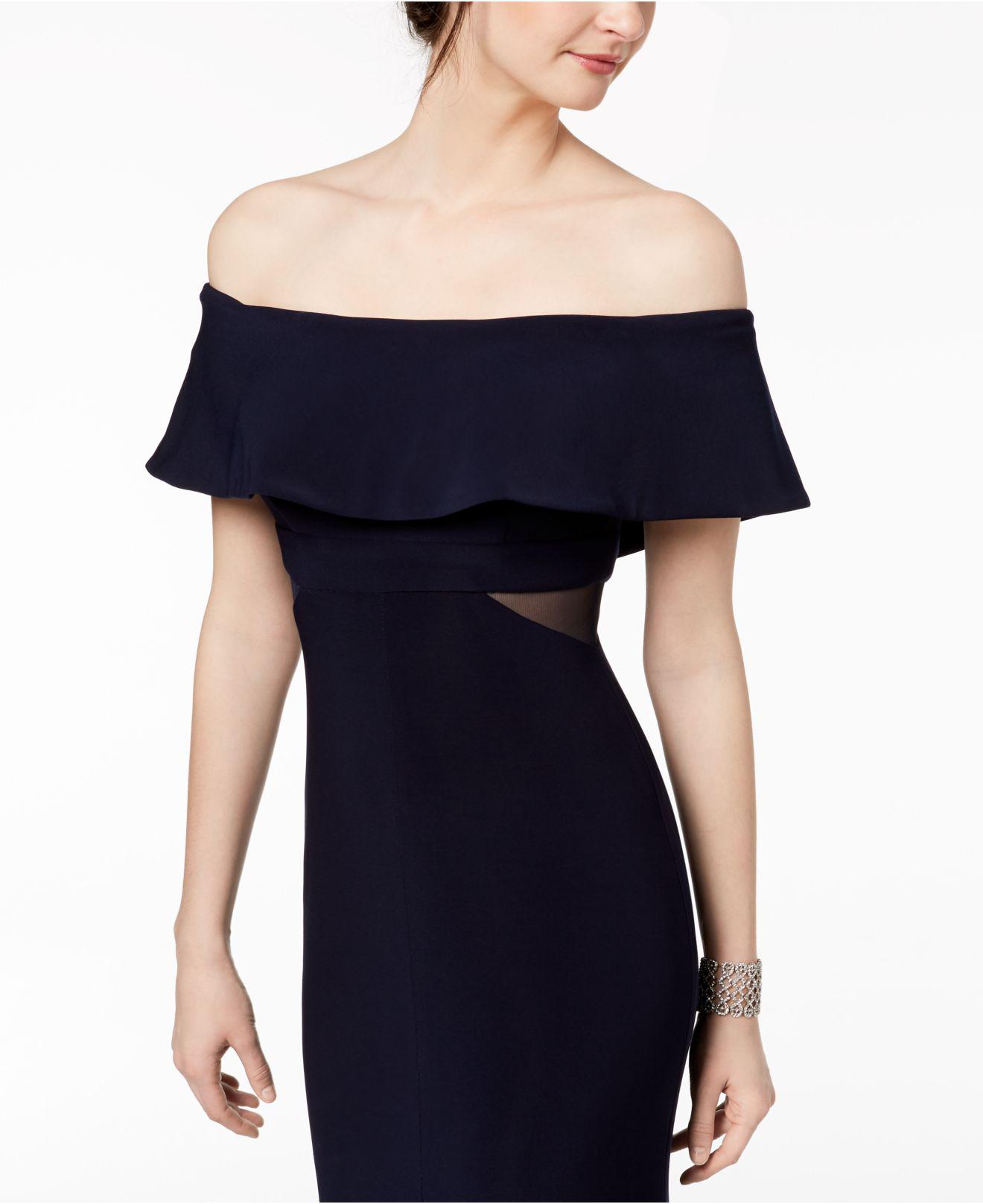 x by xscape off the shoulder dress