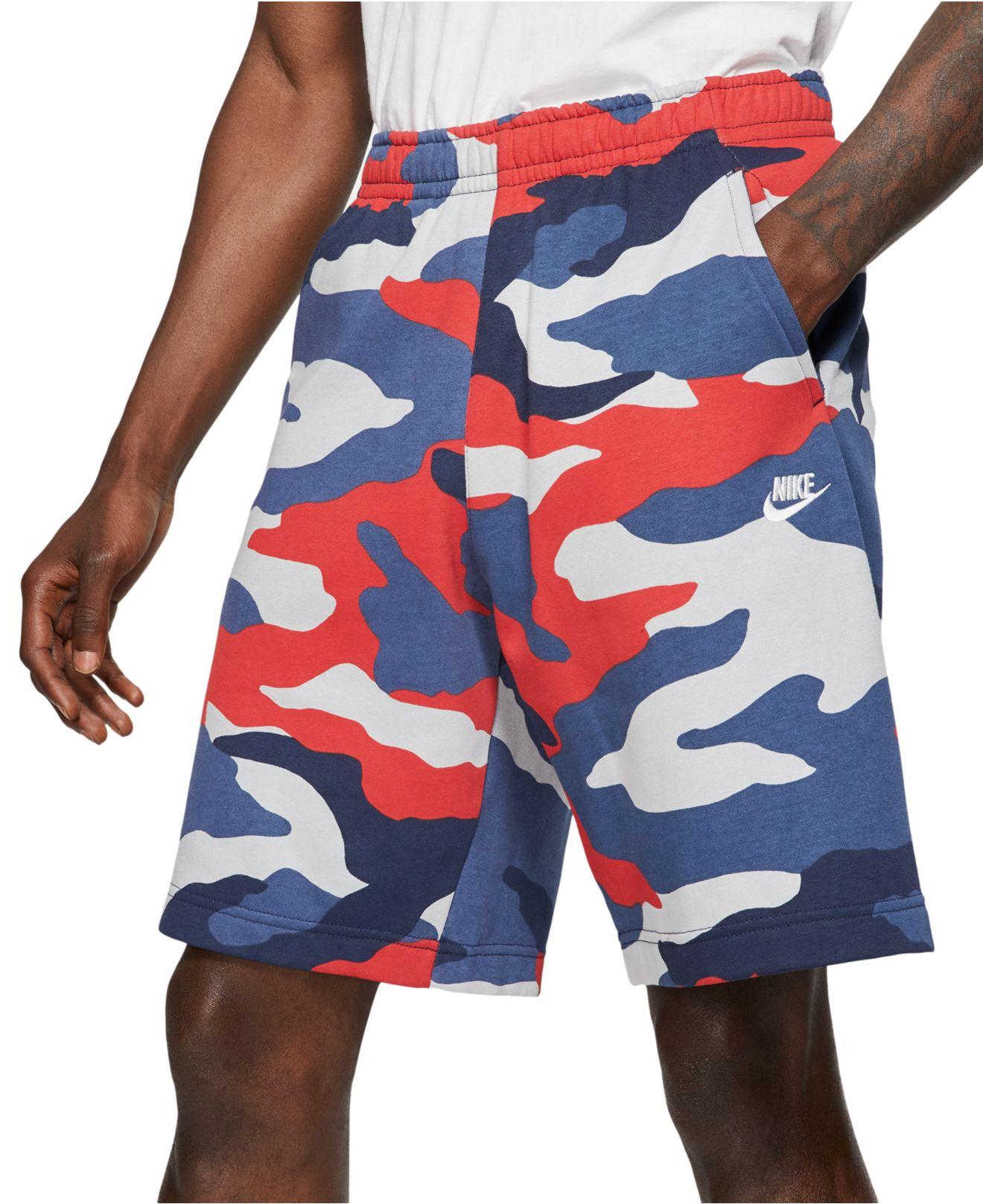 nike blue camo shorts