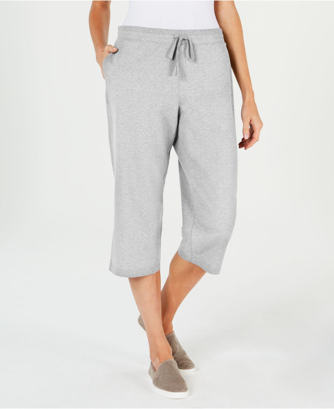 karen scott sport drawstring pants