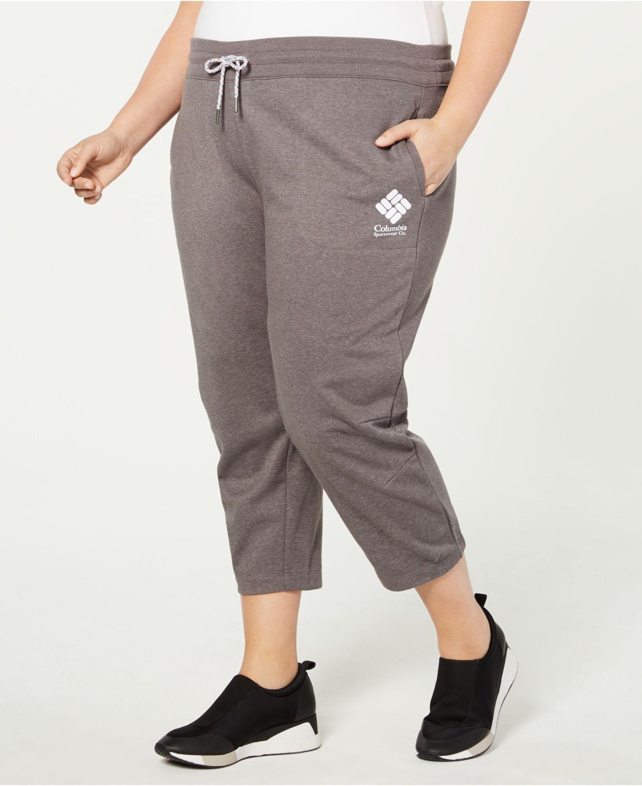 women's plus size capri joggers