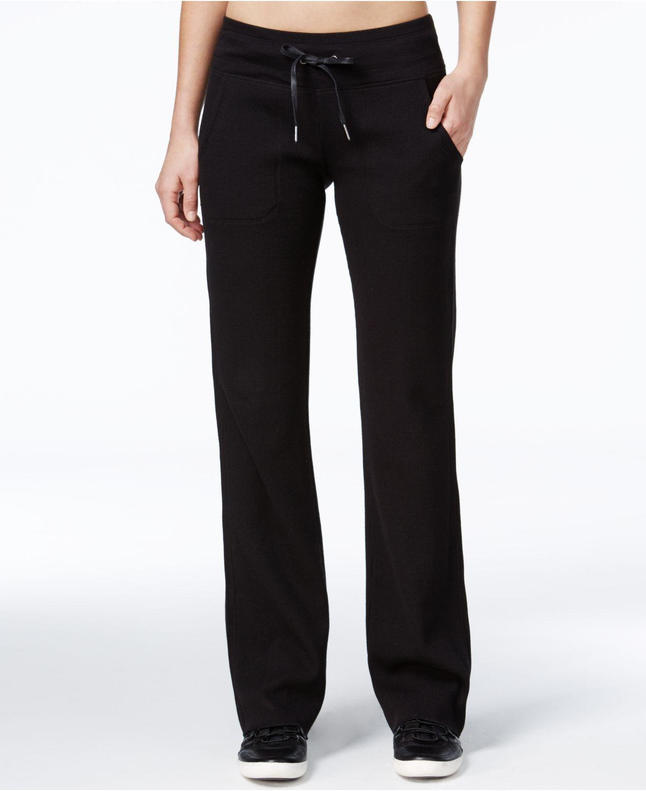Lyst - Calvin Klein Yoga Pants in Black - Save 44.11764705882353%