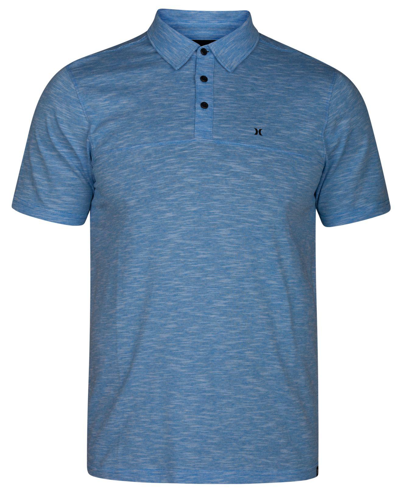 Lyst Hurley Men's Heathered Polo in Blue for Men