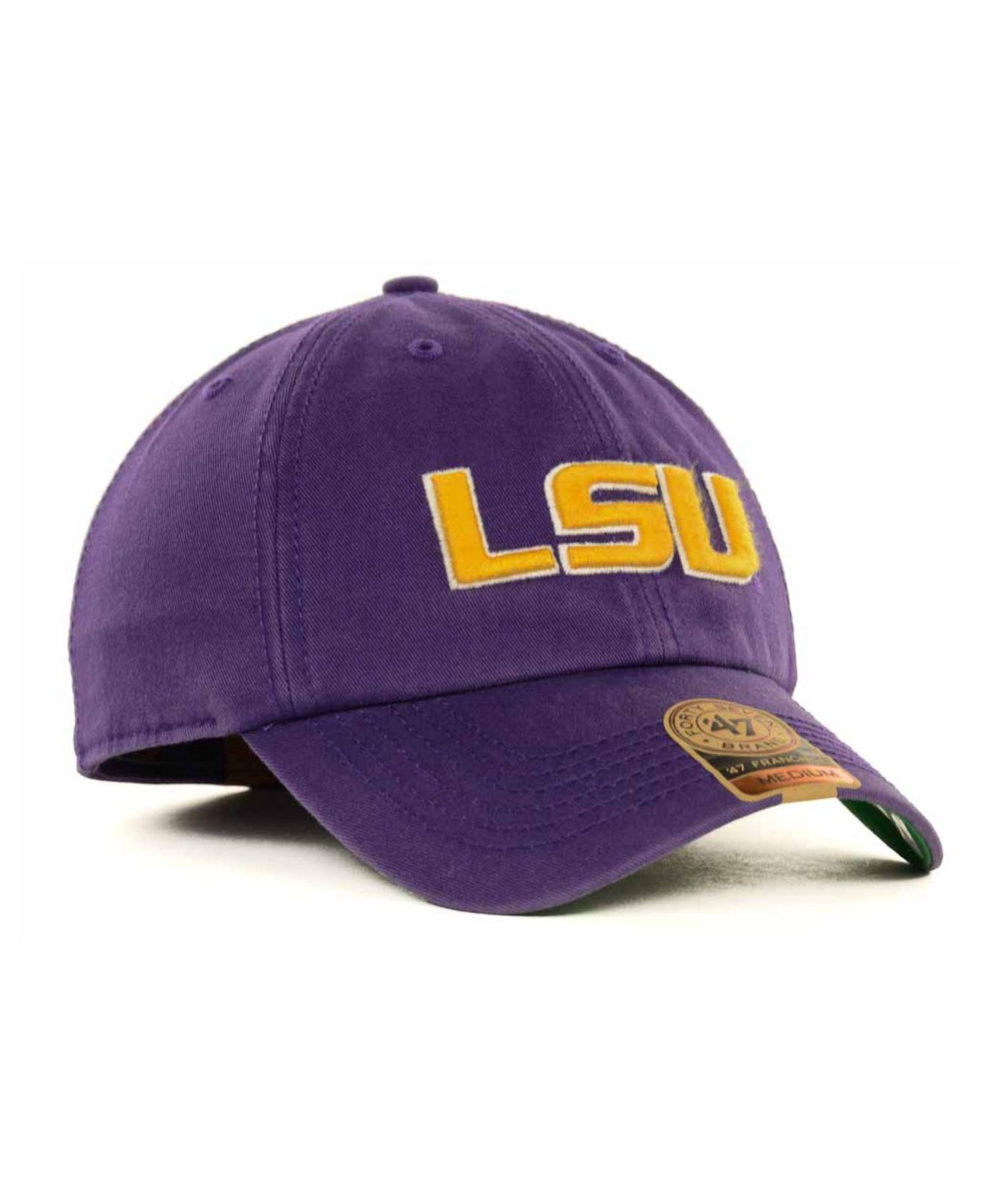 Lyst - 47 Brand Lsu Tigers Ncaa '47 Franchise Cap in Purple for Men