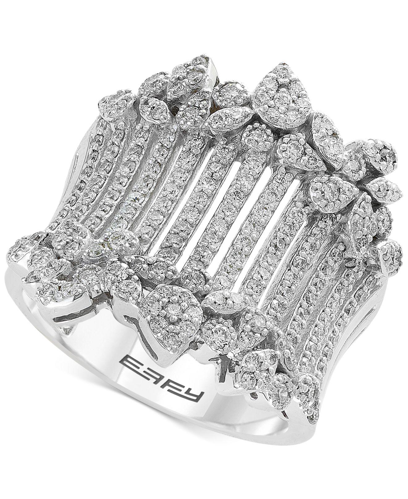 Effy Collection Effy® Diamond Wide Statement Ring (1 Ct. T.w.) In 14k