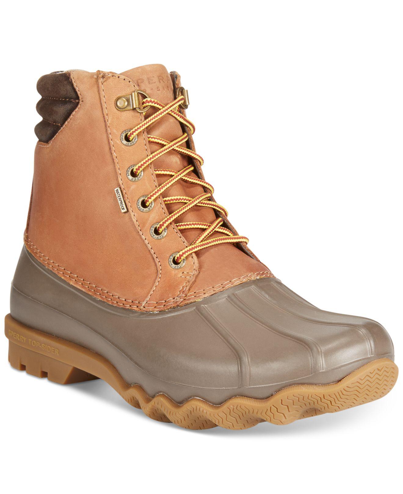 sperry top sider mens boots