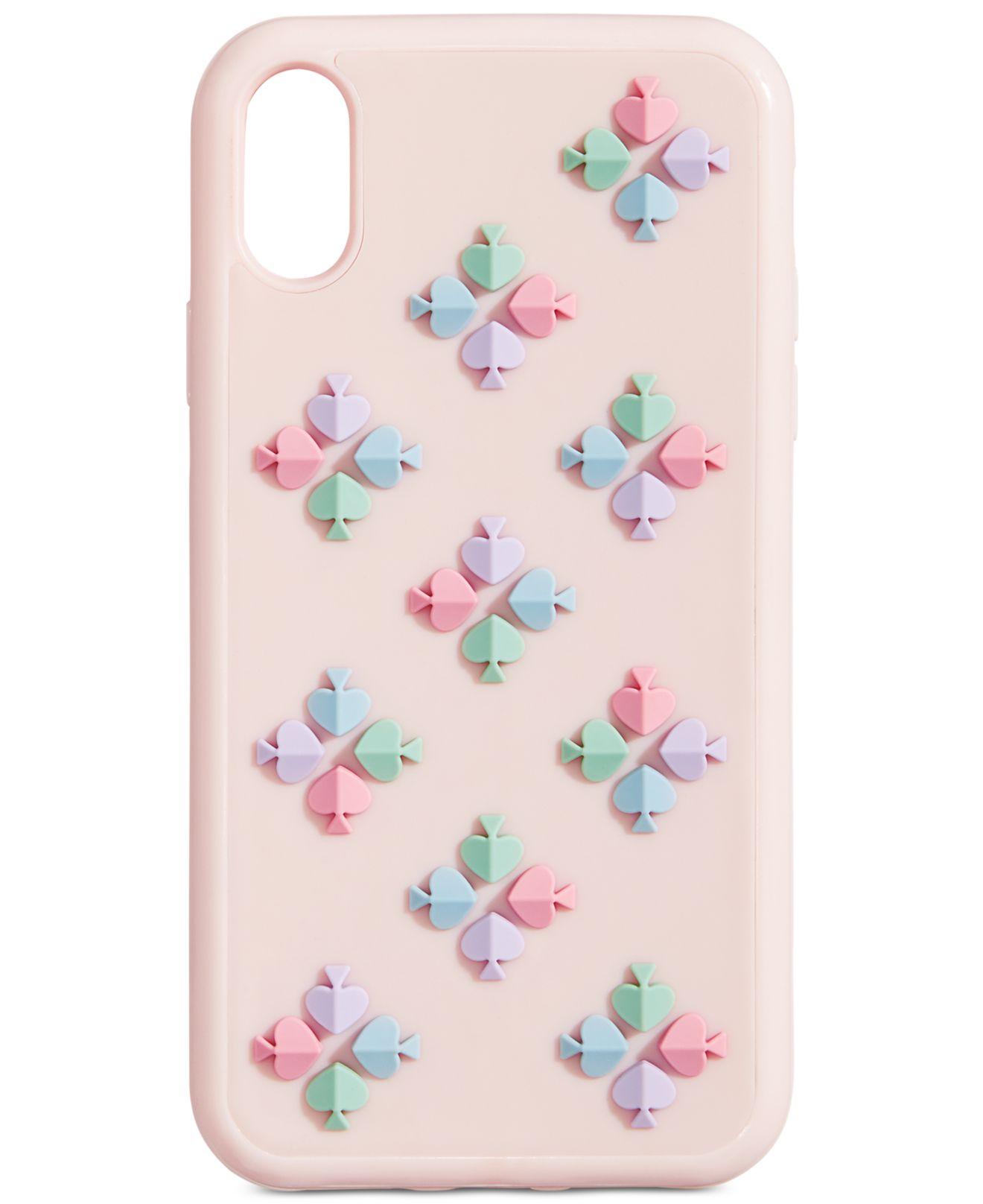 Lyst Kate Spade Spade Flower Silicone Iphone Xr Case in Pink