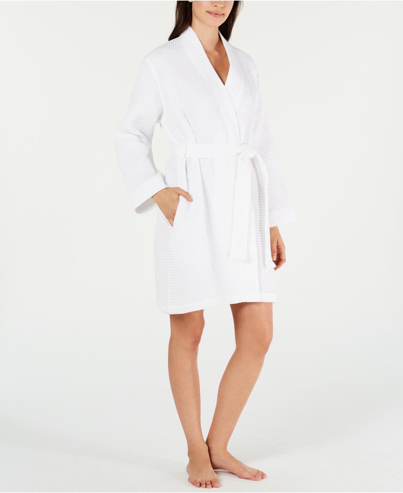 Download Lyst - Charter Club Luxe Woven Turkish Cotton Waffle Robe ...