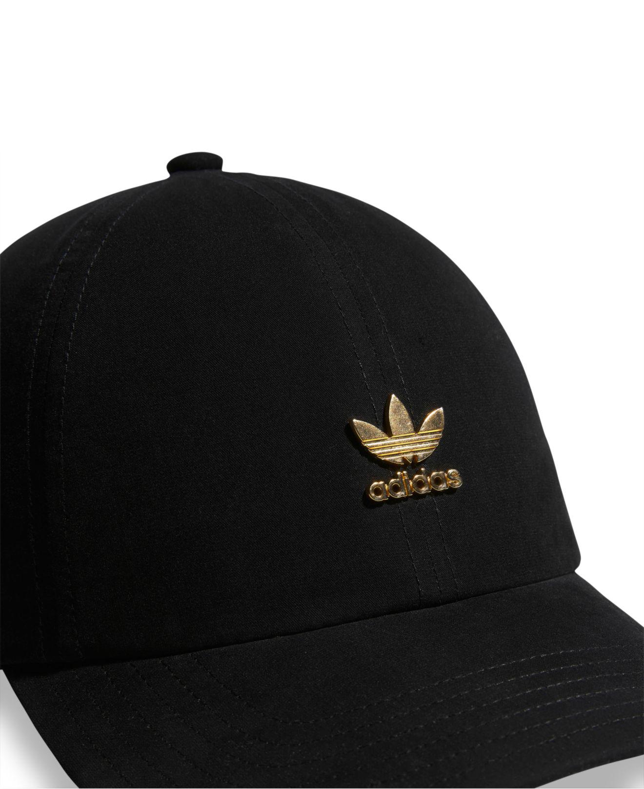 Adidas Black Originals Metallic logo Relaxed Cap Adidas Black Originals Metallic logo Relaxed Cap