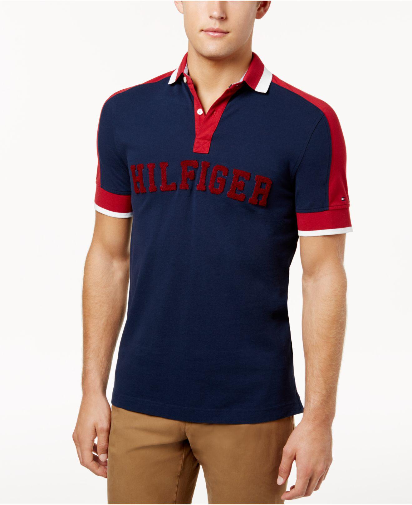 polo tommy hilfiger custom fit