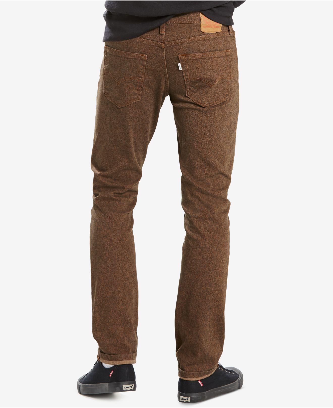 Lyst - Levi's Men's 511tm Slim-fit Stretch Jaspee Jeans in Brown for Men