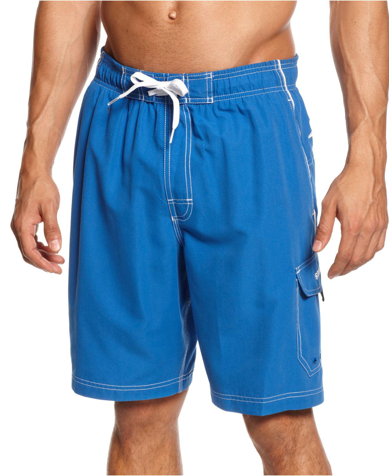 Lyst - Speedo Swimwear, Marina Swim Trunks in Blue for Men - Save 22. ...