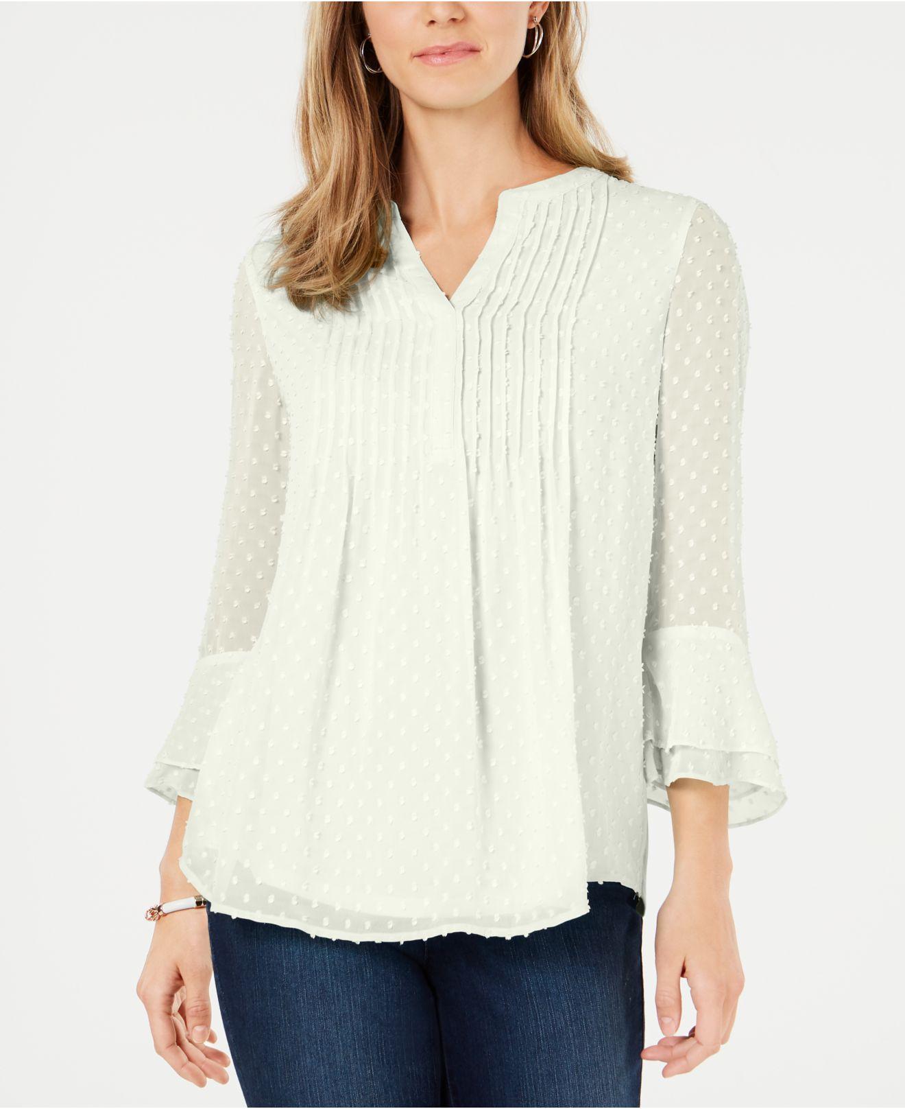 macys charter club petite tops