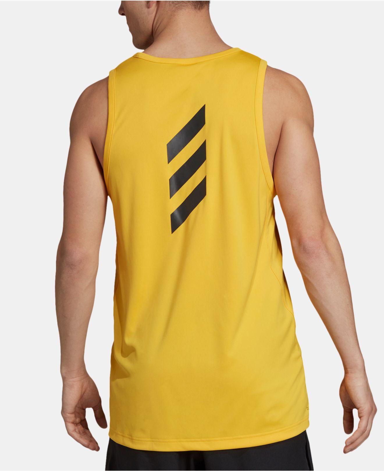 adidas Climalite® Tank Top in Yellow for Men - Lyst