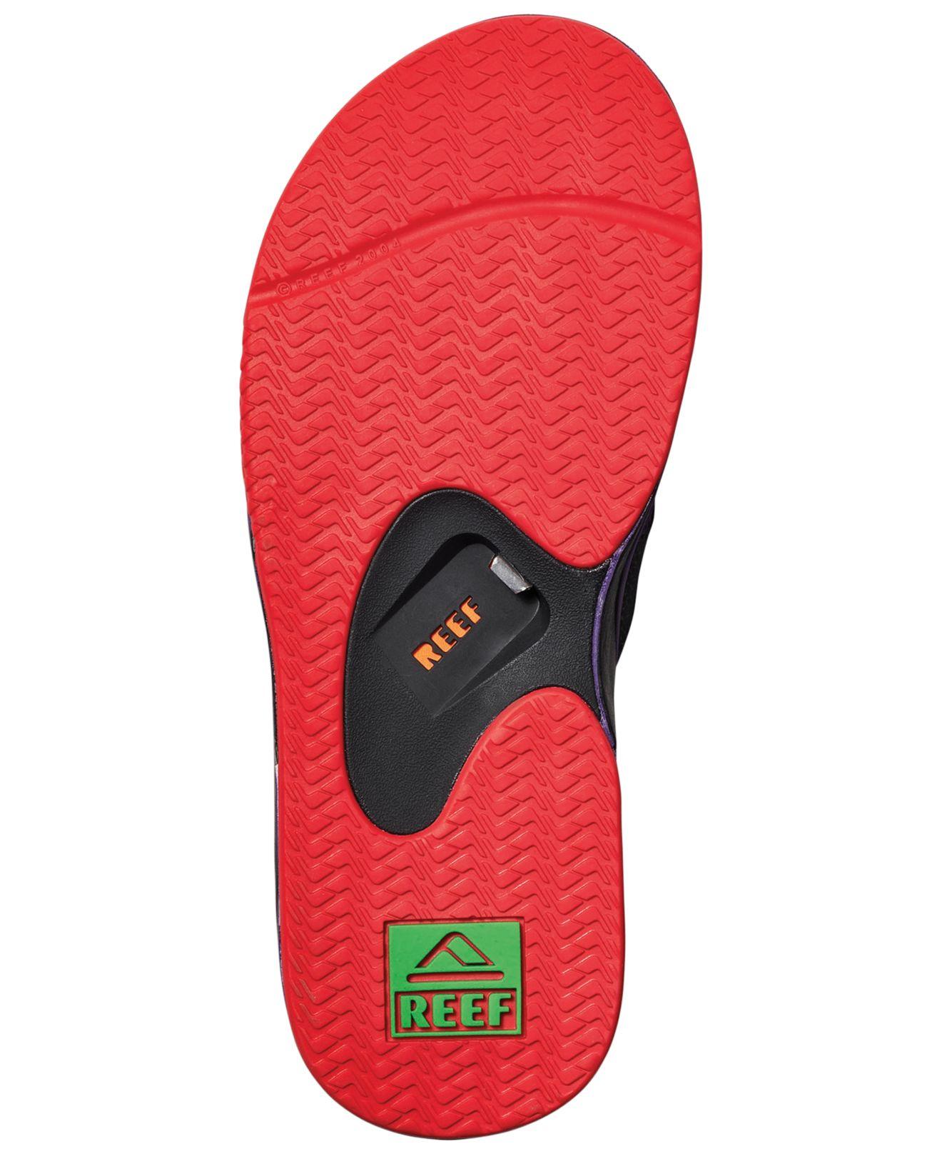 reef sandals with bottle opener on bottom