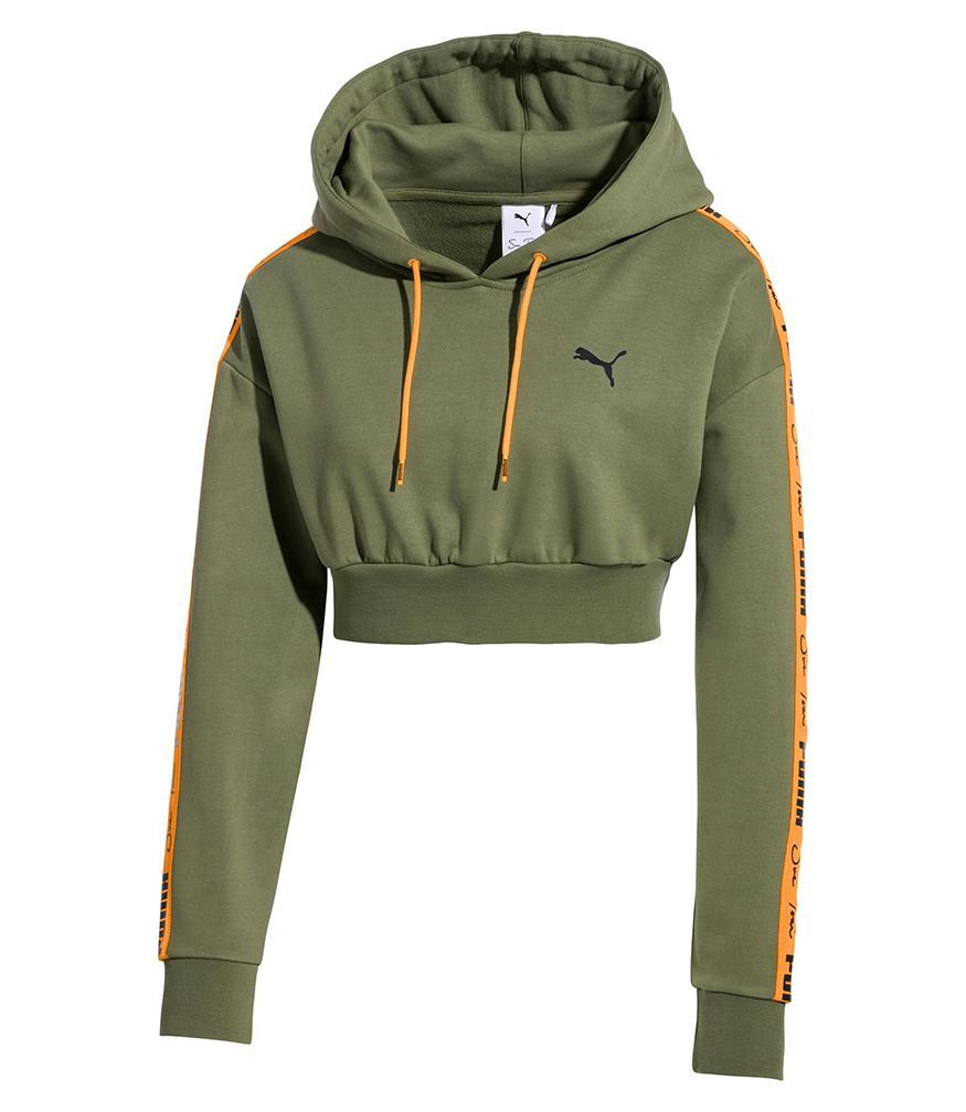 puma olive green tracksuit