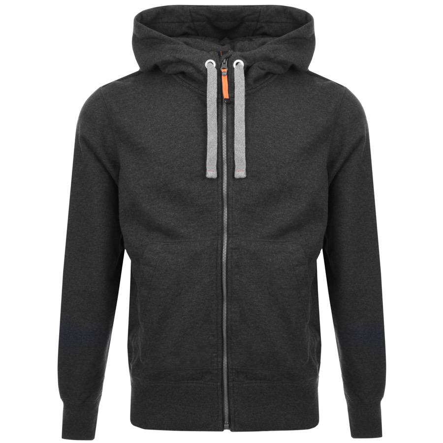 parajumpers charlie full zip hoodie black parajumpers charlie full zip hoodie black
