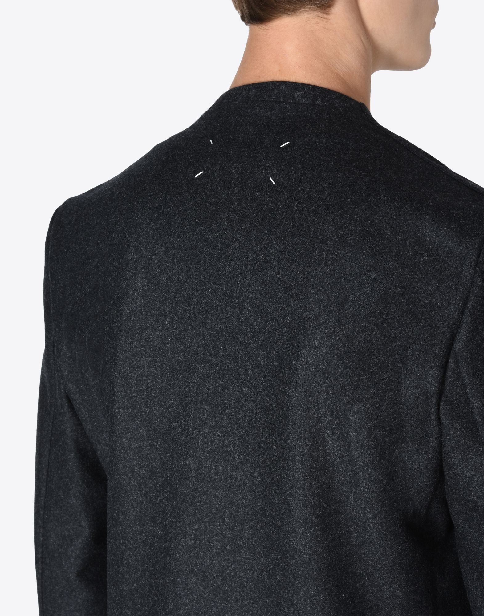 Lyst - Maison Margiela Wool Flannel Blazer in Gray for Men