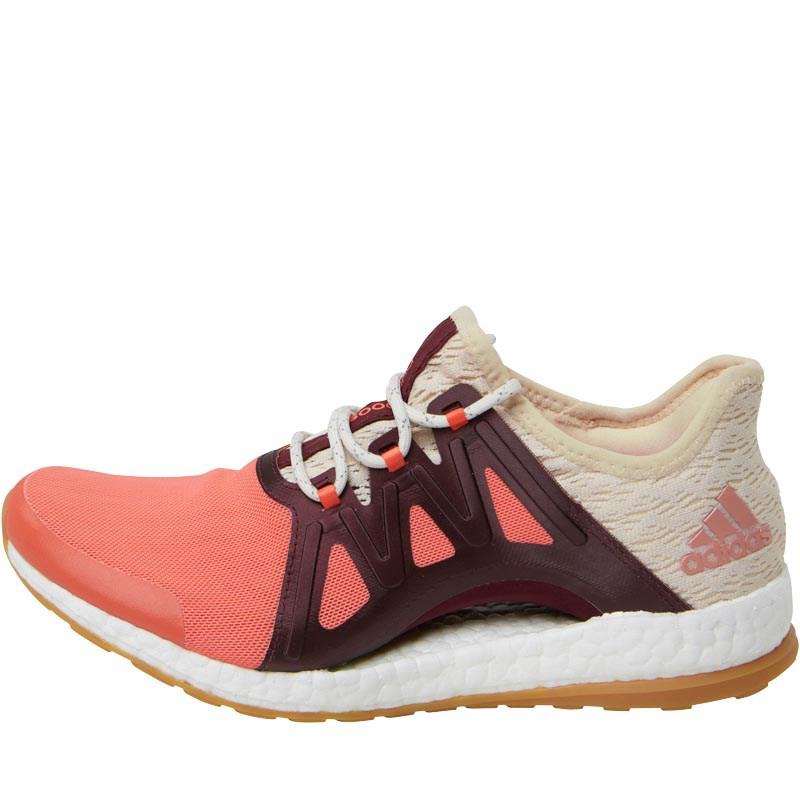 adidas pureboost xpose clima scarpe da corsa semplice coral / lino / bordeaux adidas pureboost xpose clima scarpe da corsa semplice coral / lino / bordeaux