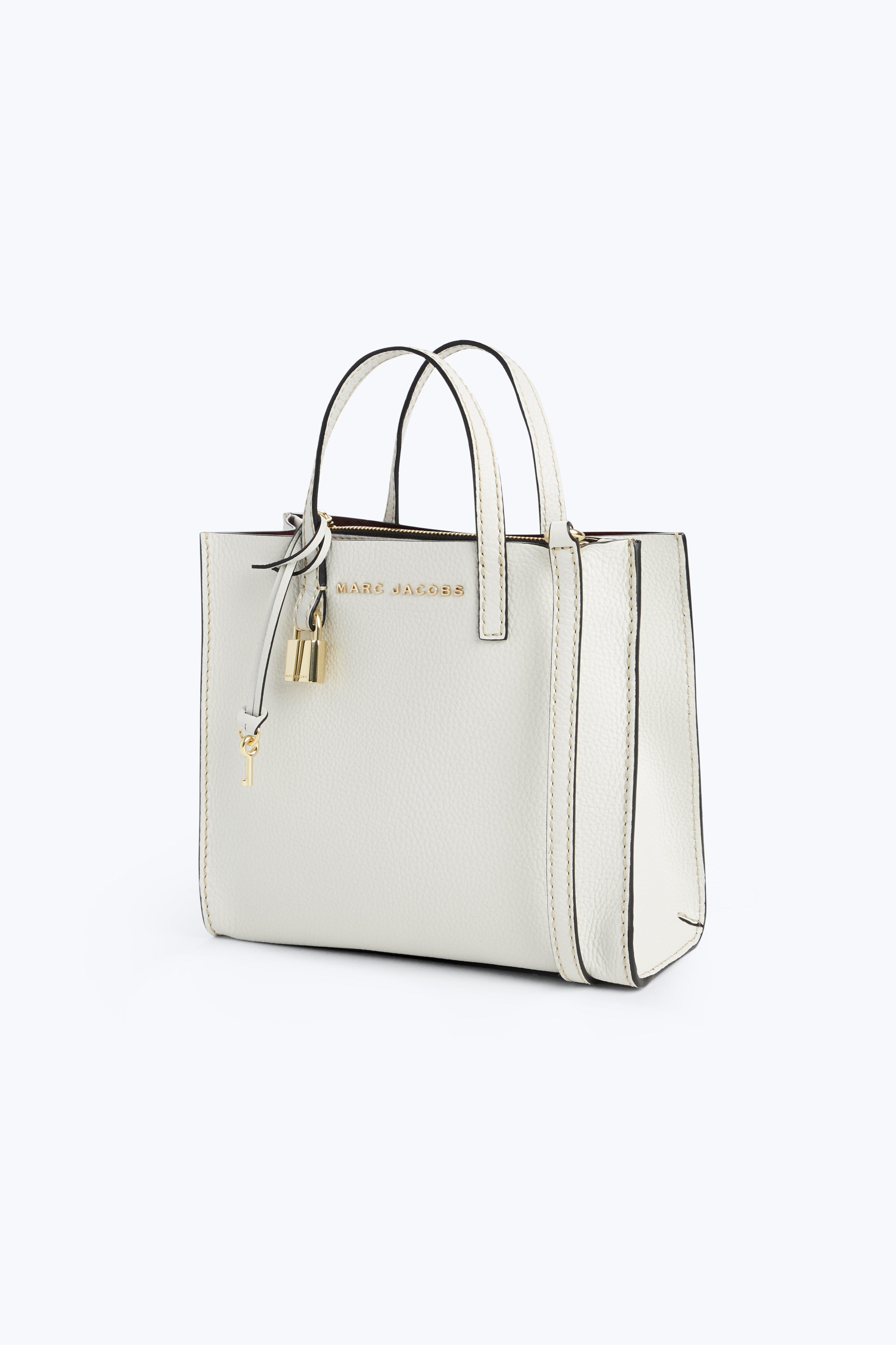 Lyst Marc Jacobs The Mini Grind Bag In White Gallery Previously Sold At Marc Jacobs