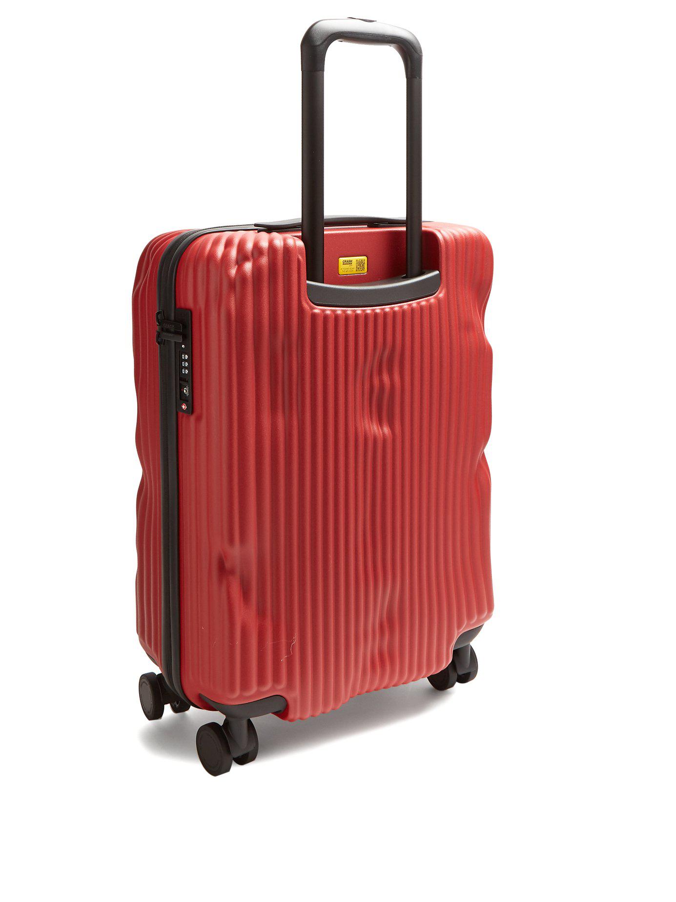 Crash Baggage Canvas Stripe 55cm Cabin Suitcase in Red - Lyst