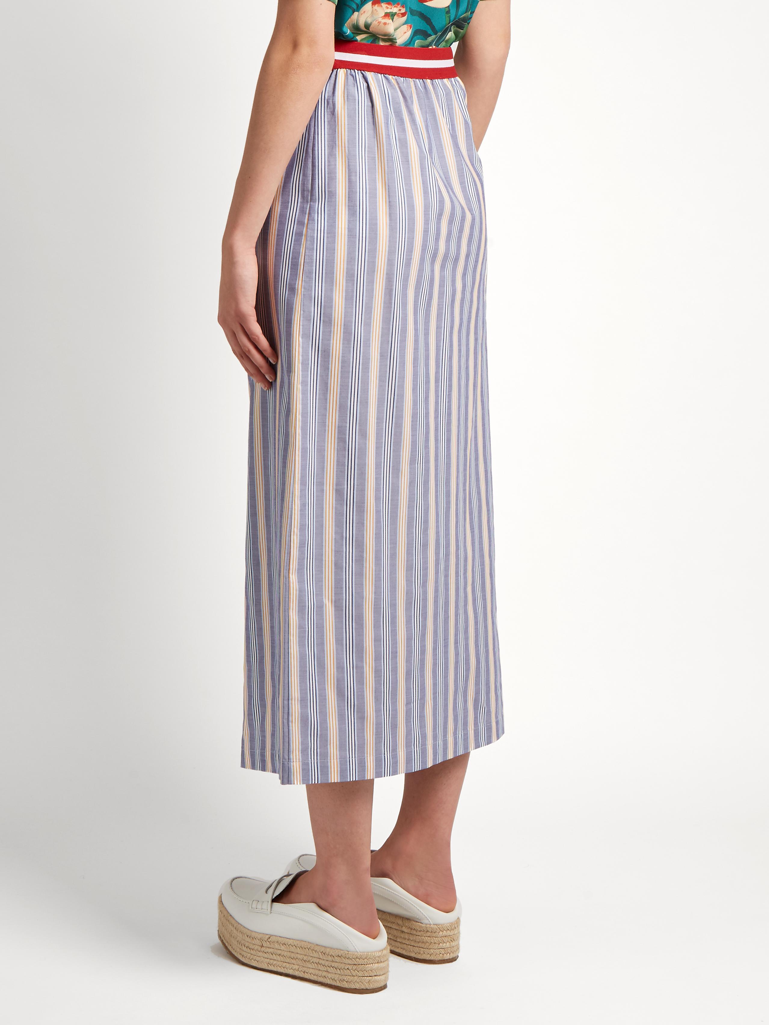 poplin maxi skirt