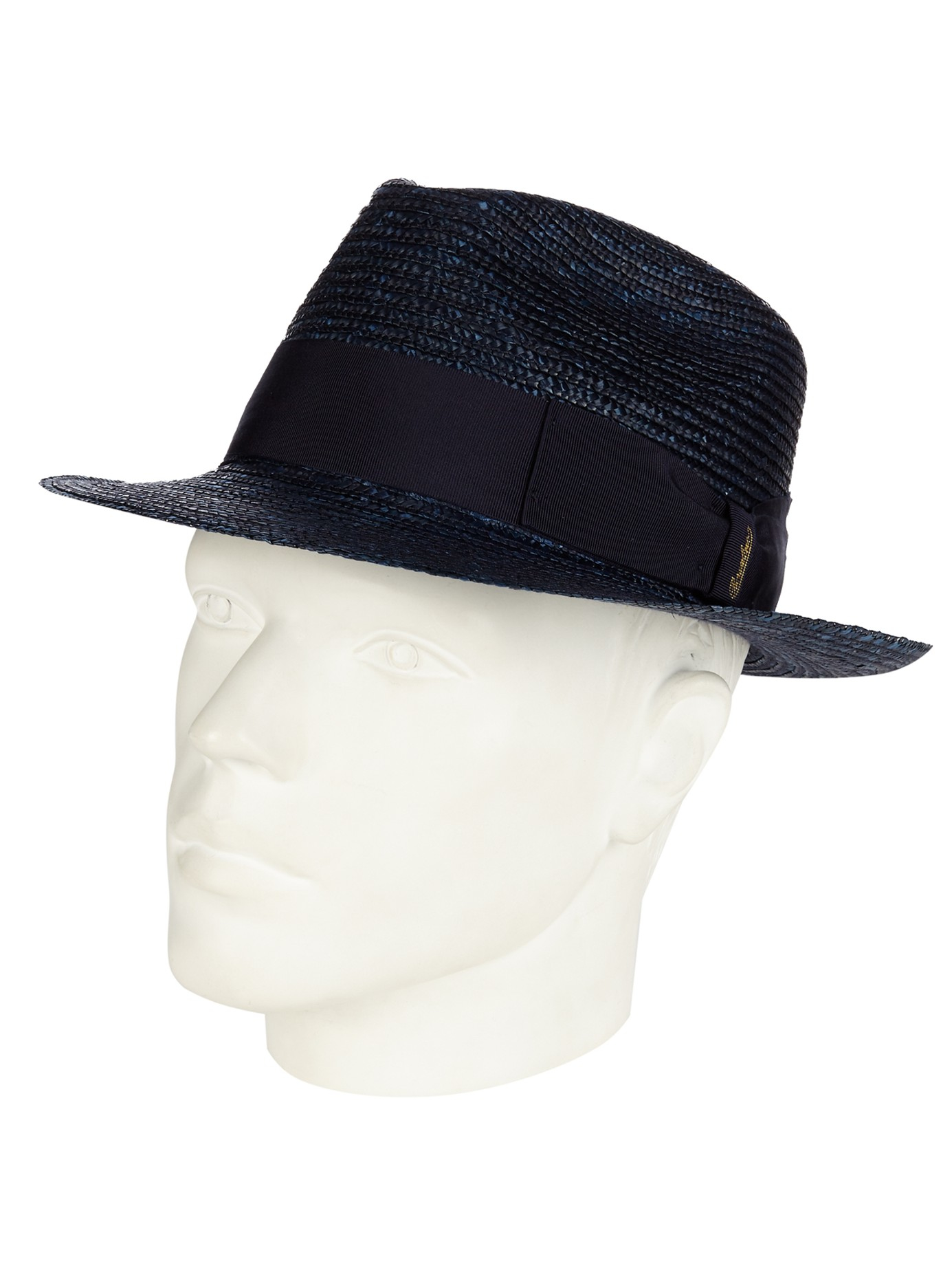 Lyst Borsalino Panama Straw Hat in Blue for Men