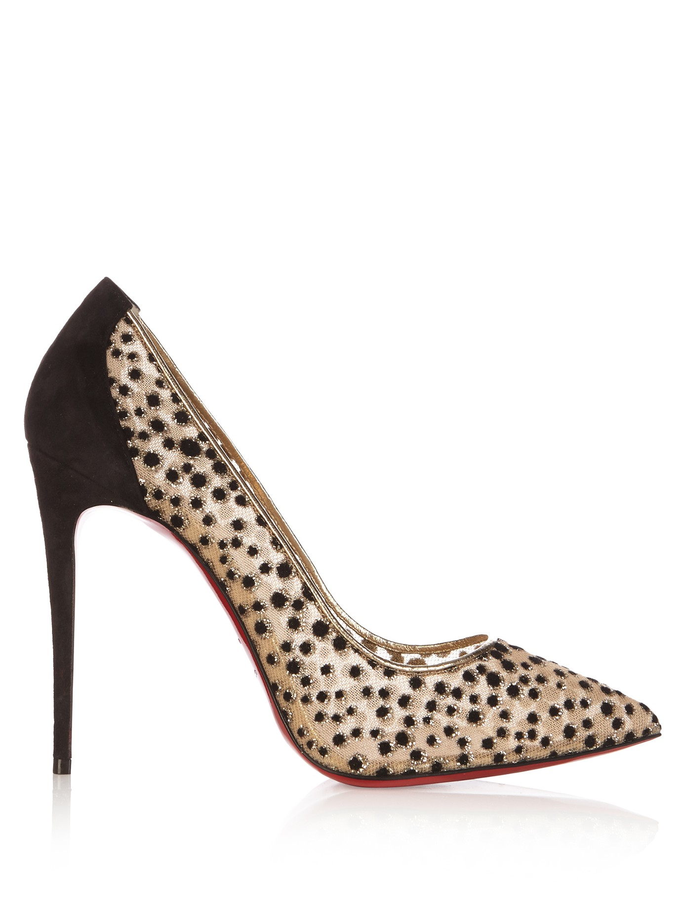christian louboutin lace pump