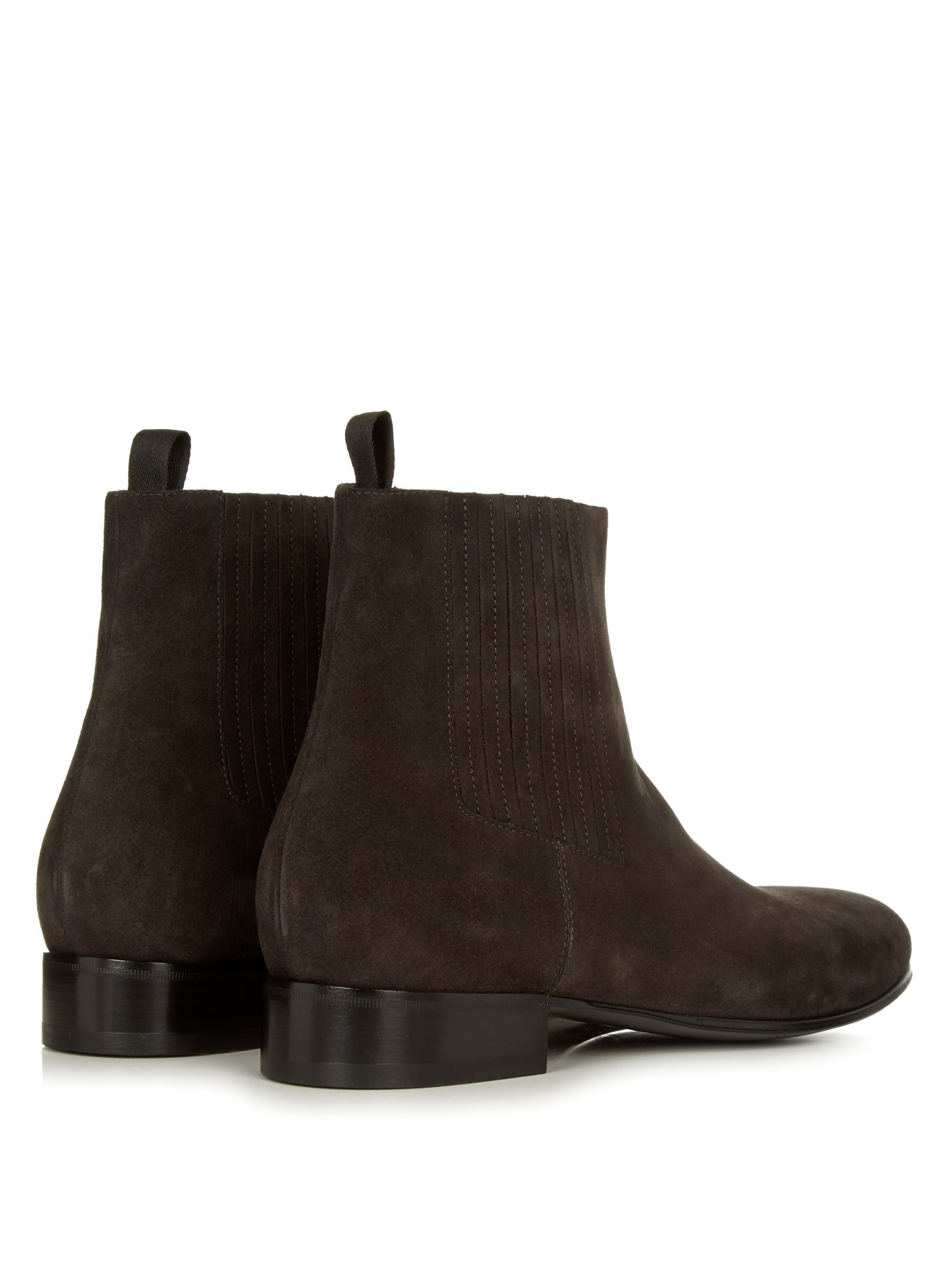 balenciaga boots brown