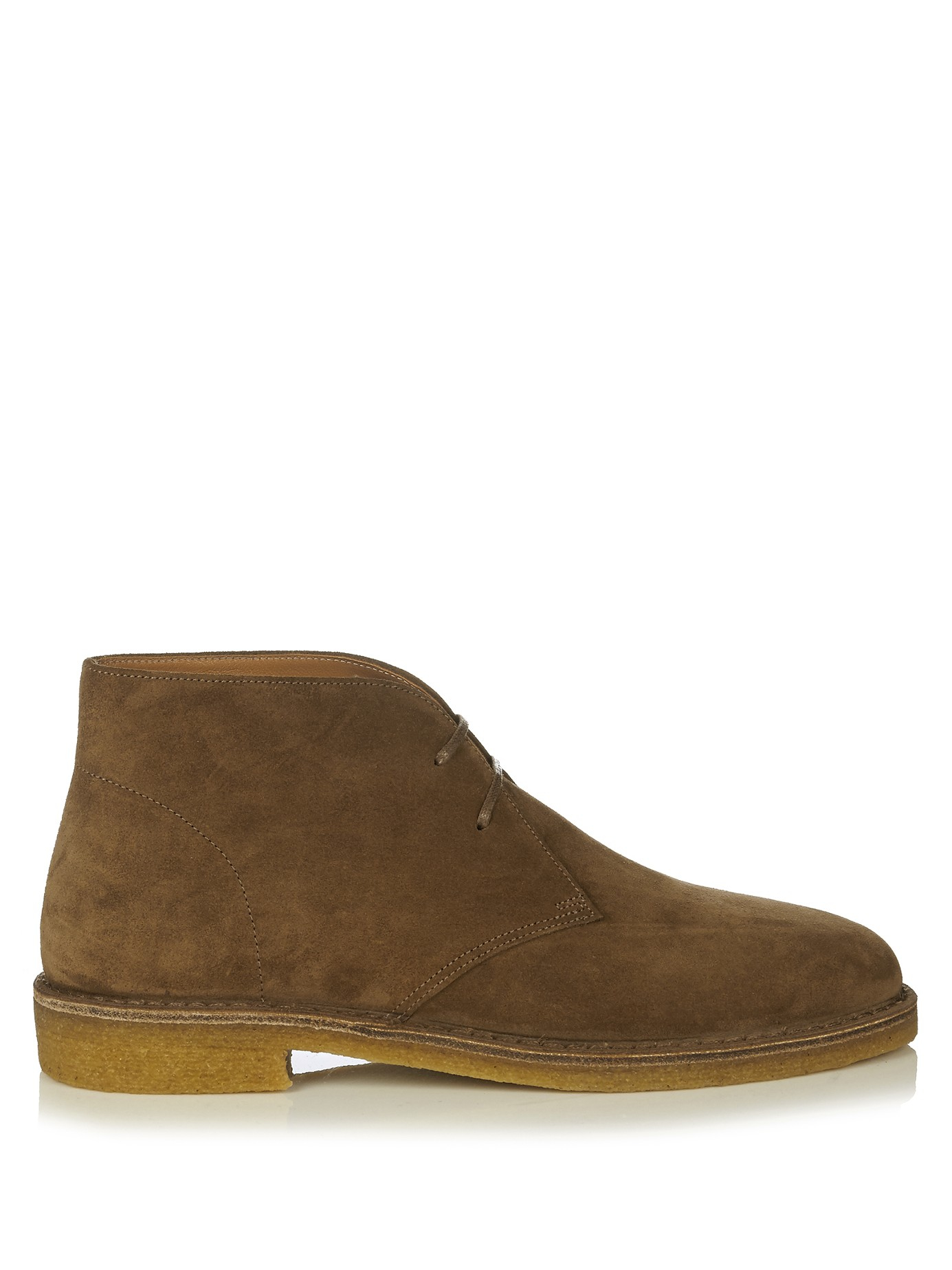 Lyst Laurent Nevada Suede Ankle Boots In Brown For lyst laurent nevada suede ankle boots in brown for