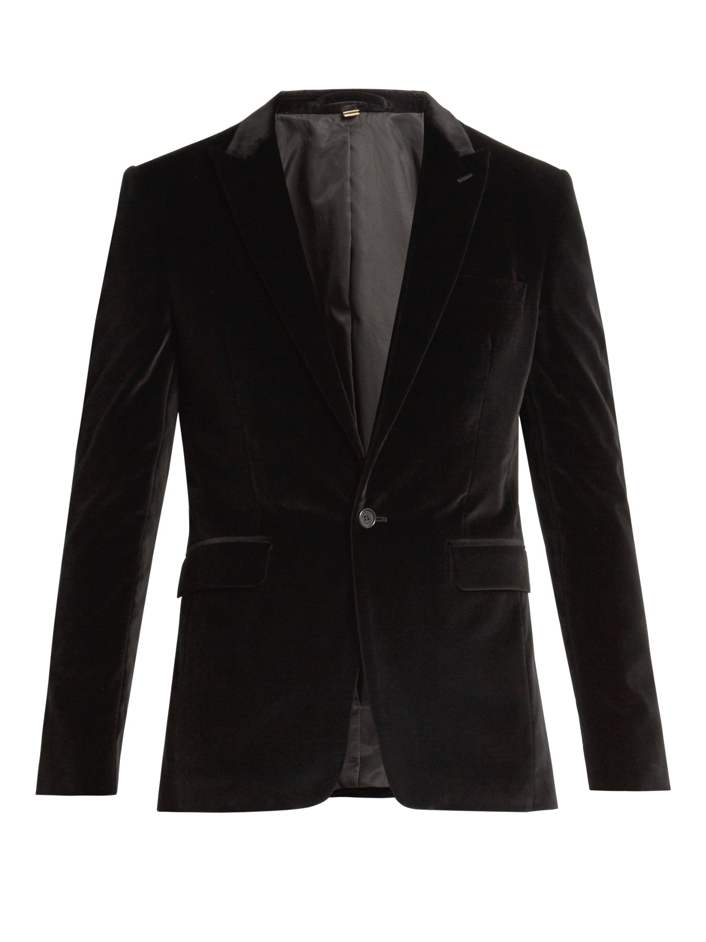 Lyst - Burberry Tailored Velvet Dinner Jacket in Black for Men