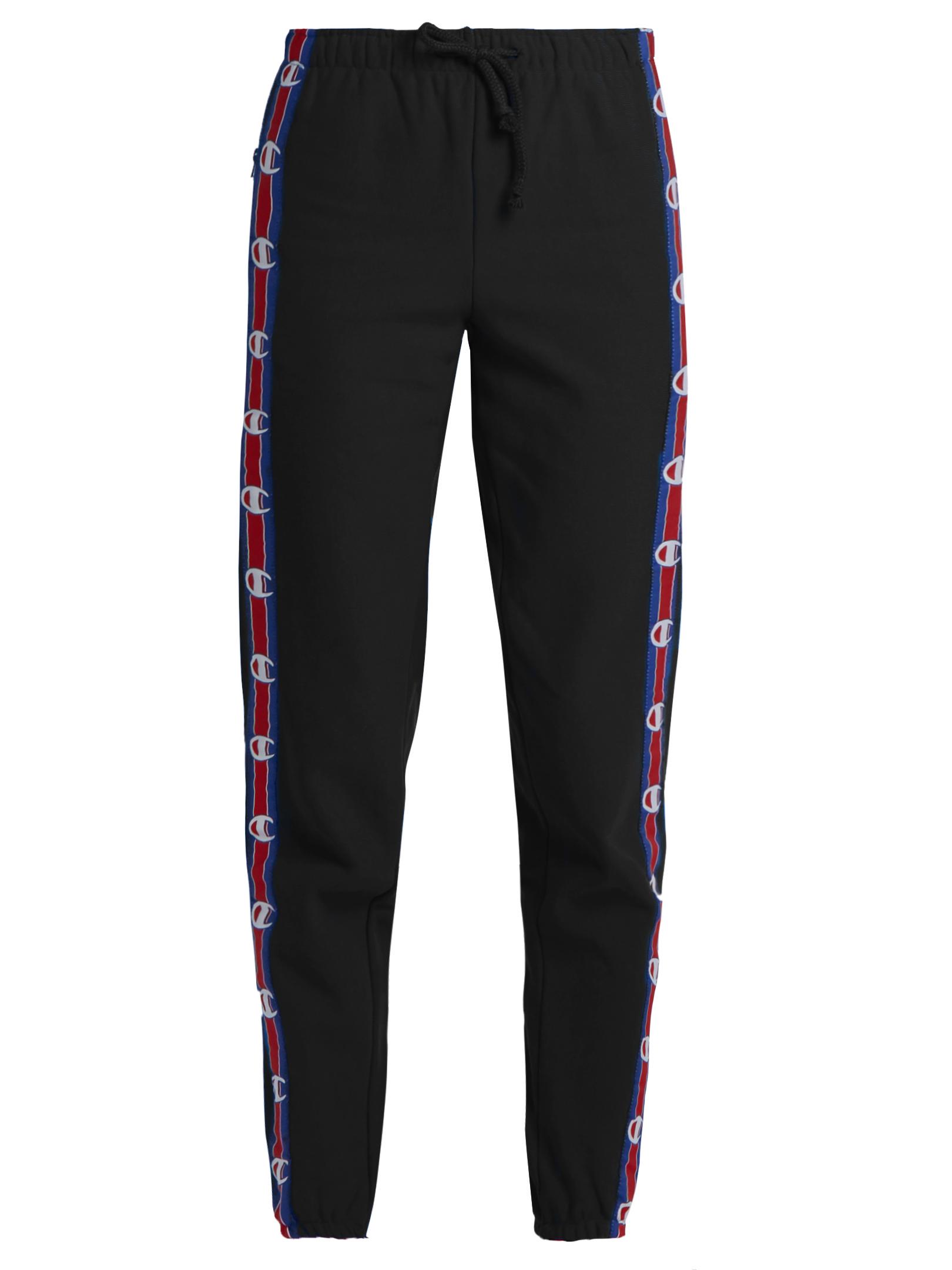 Lyst - Vetements X Champion Cotton-blend Track Pants in Black