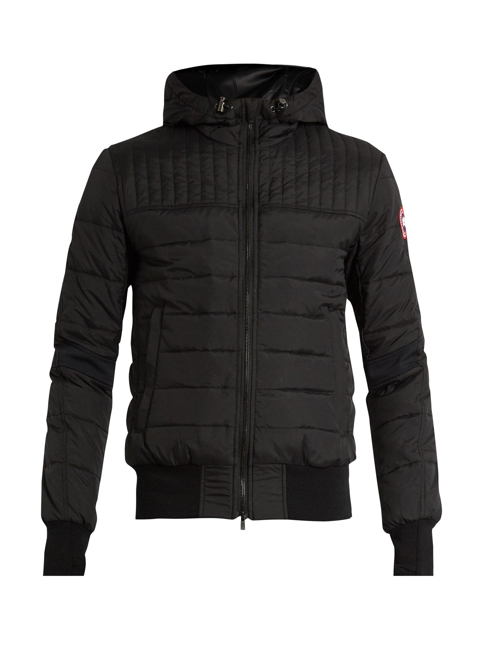 Canada goose Cabri Downfilled Hooded Jacket in Black for Men Lyst