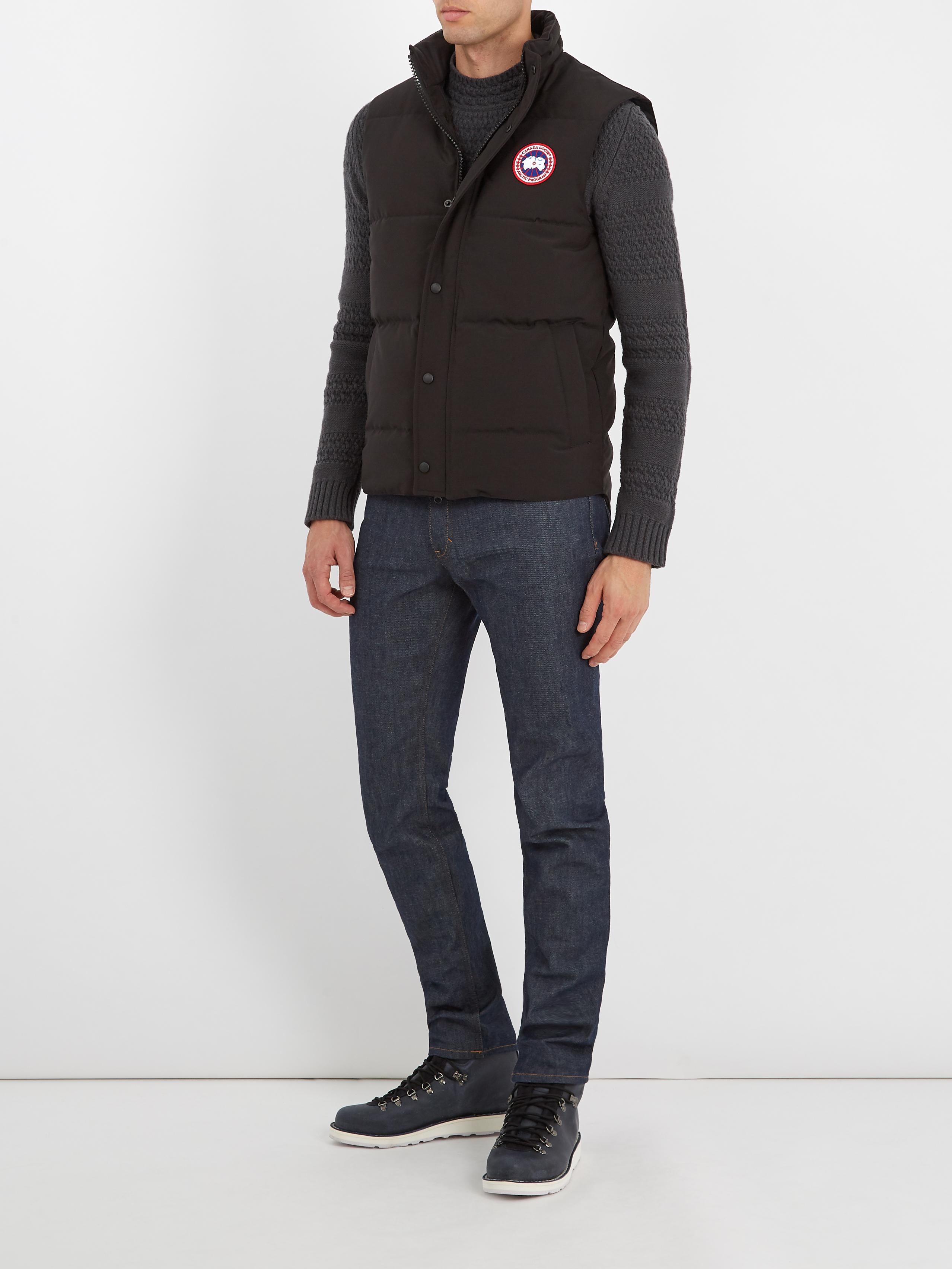 canada goose garson padded gilet canada goose garson padded gilet