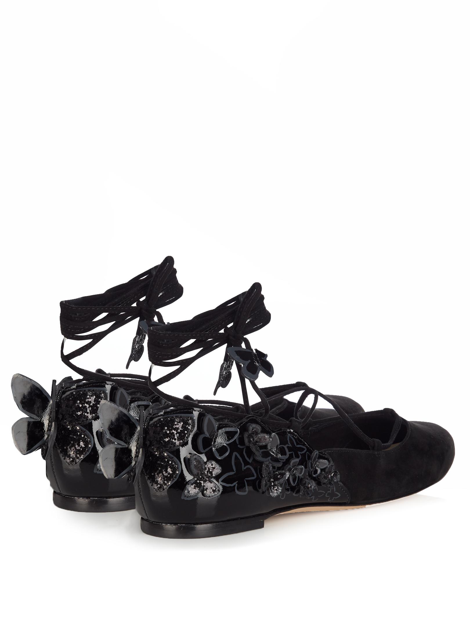 butterfly ballet flats