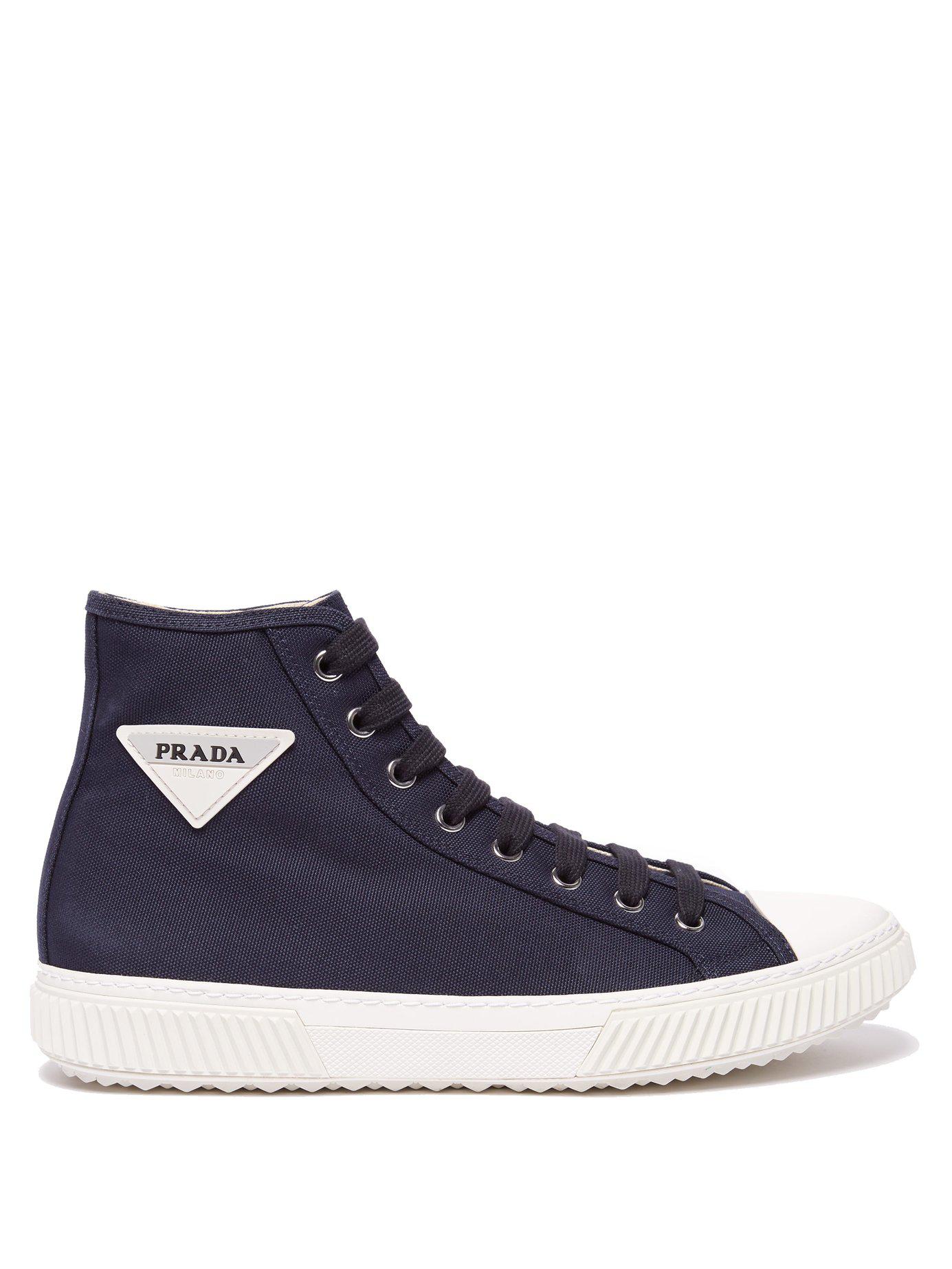 prada navy runners
