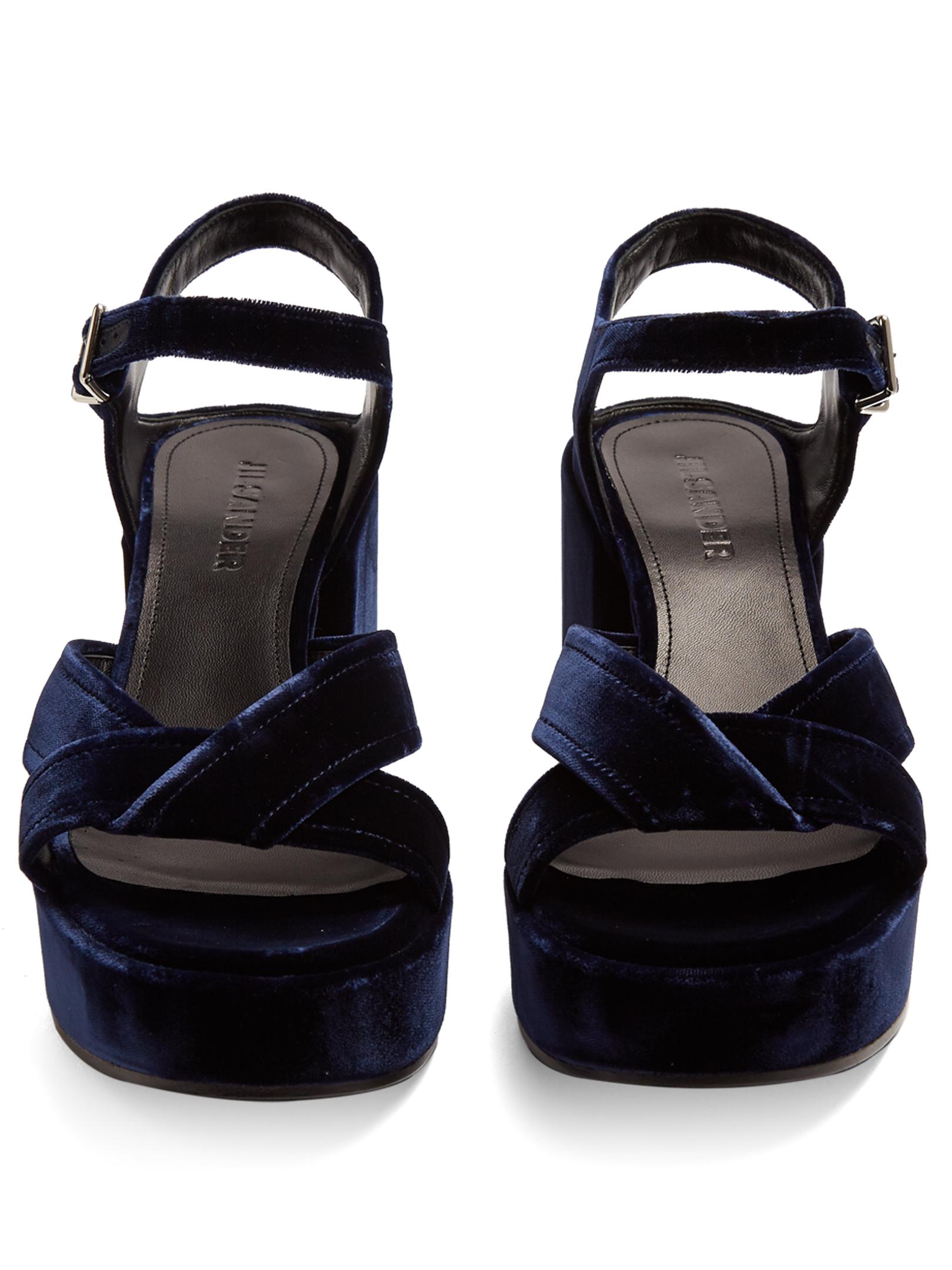 jil sander chunky sandals