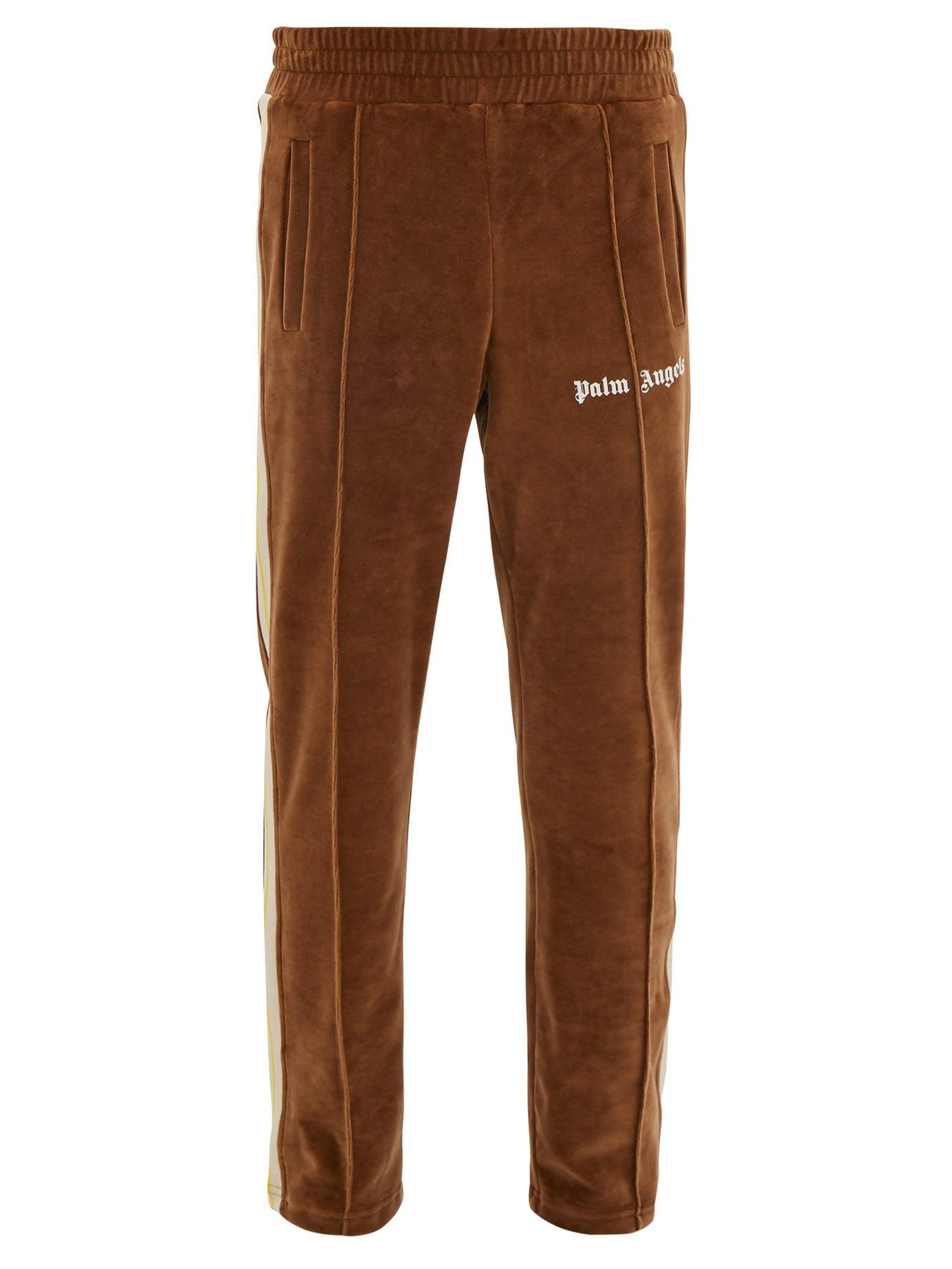 palm angels logo print track pants