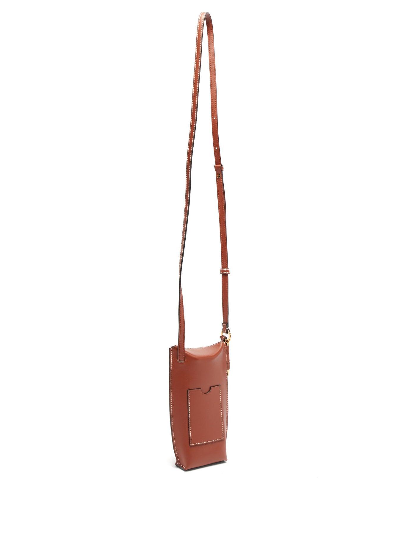 Loewe Gate Pocket Leather Cross Body Bag In Brown - Lyst