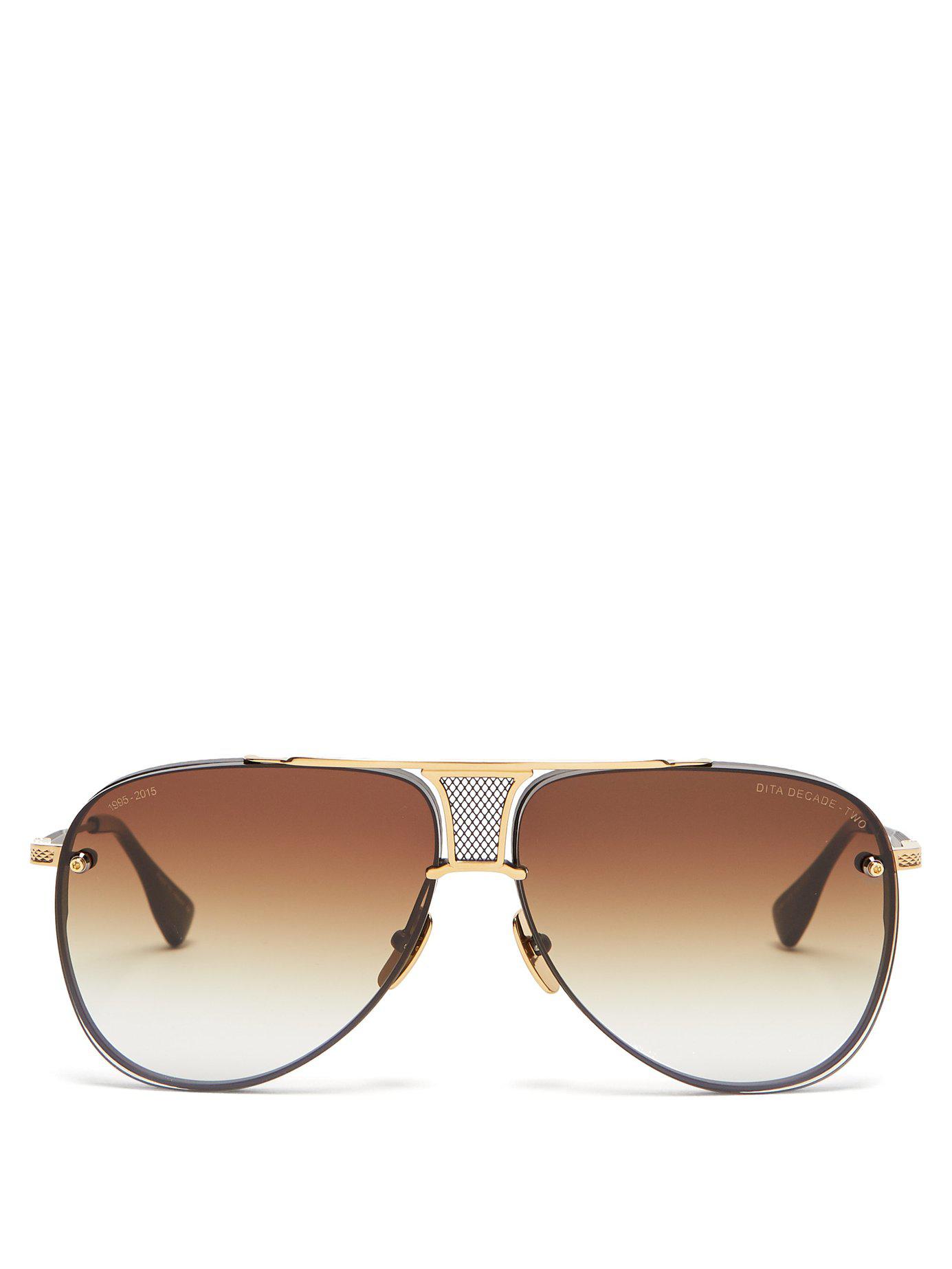 Lyst Dita Eyewear Decade Two Aviator Sunglasses for Men