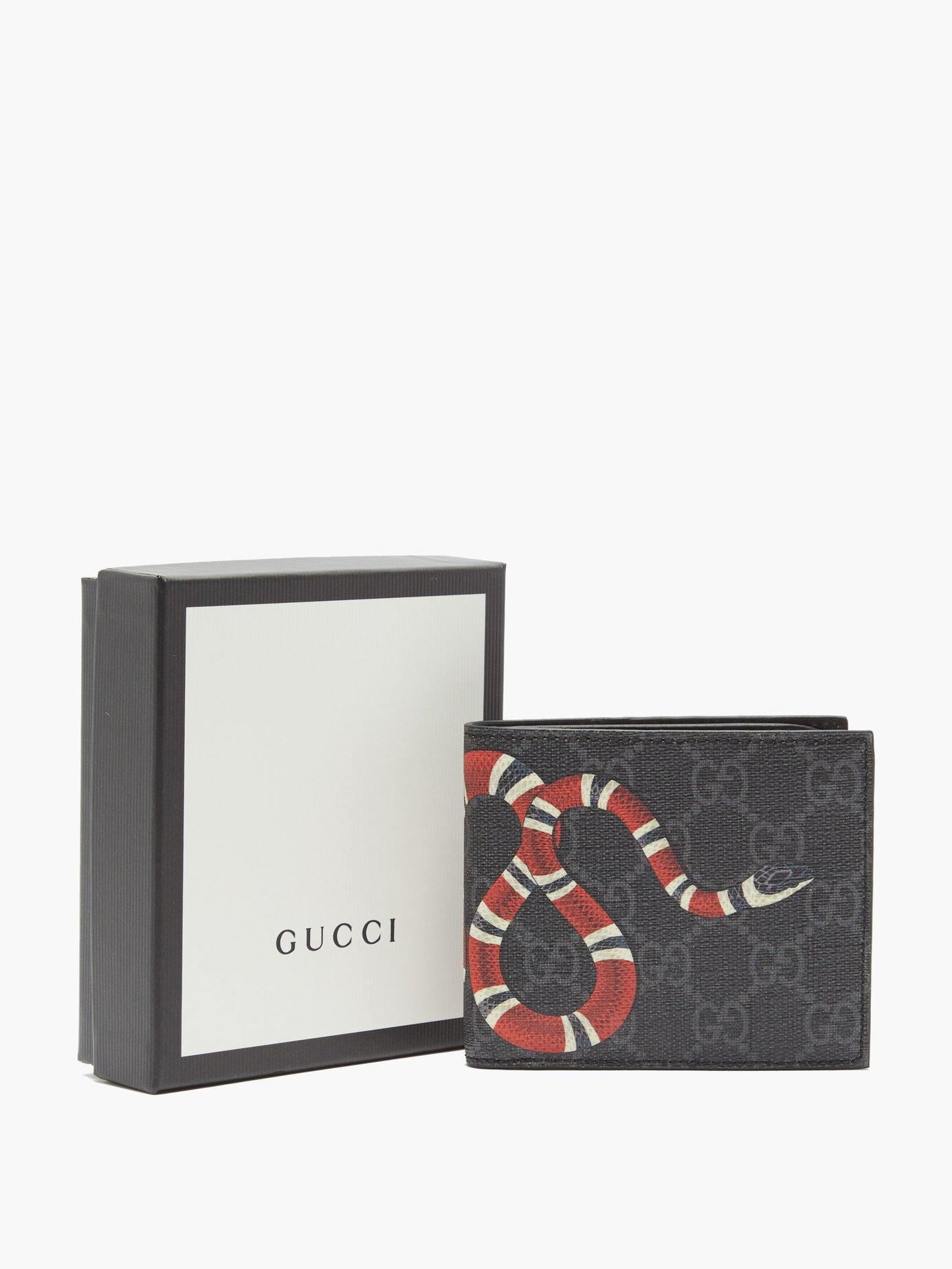gucci kingsnake supreme wallet