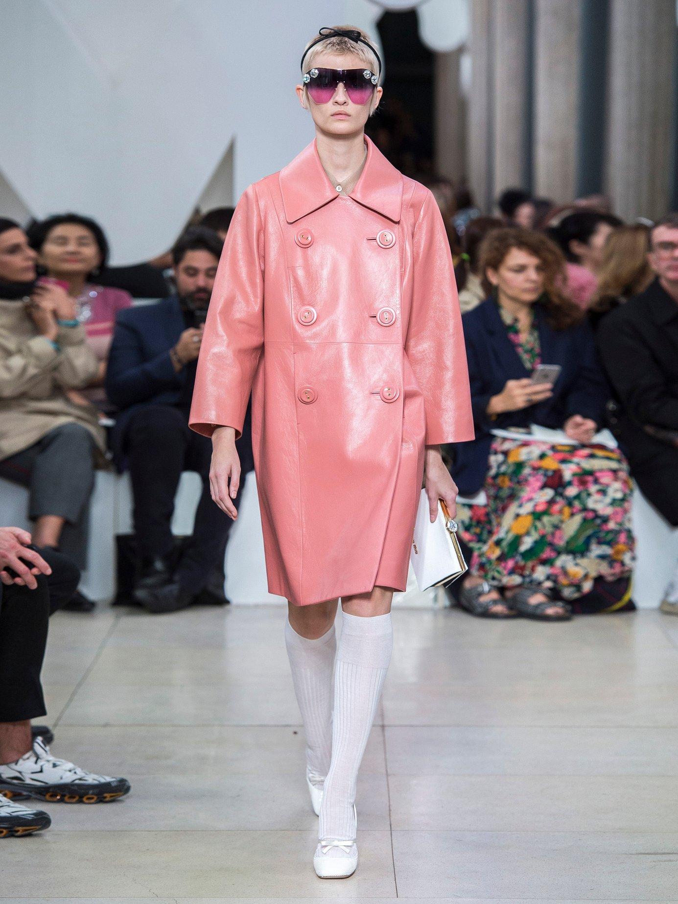 miu miu double breasted coat